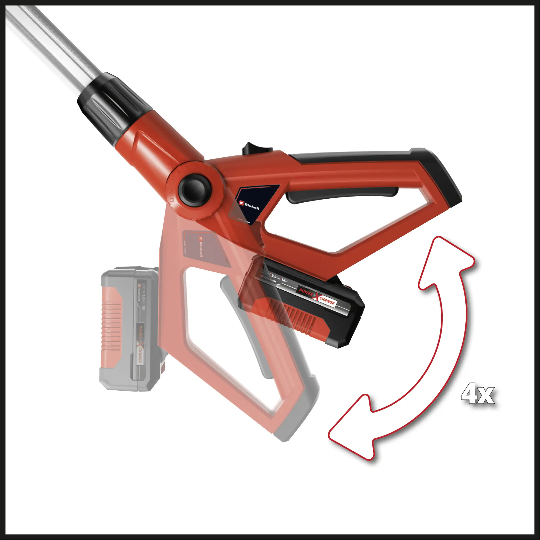 Einhell Akku Multitool GE-HC 18 Li T-solo 17 cm Schwertlänge