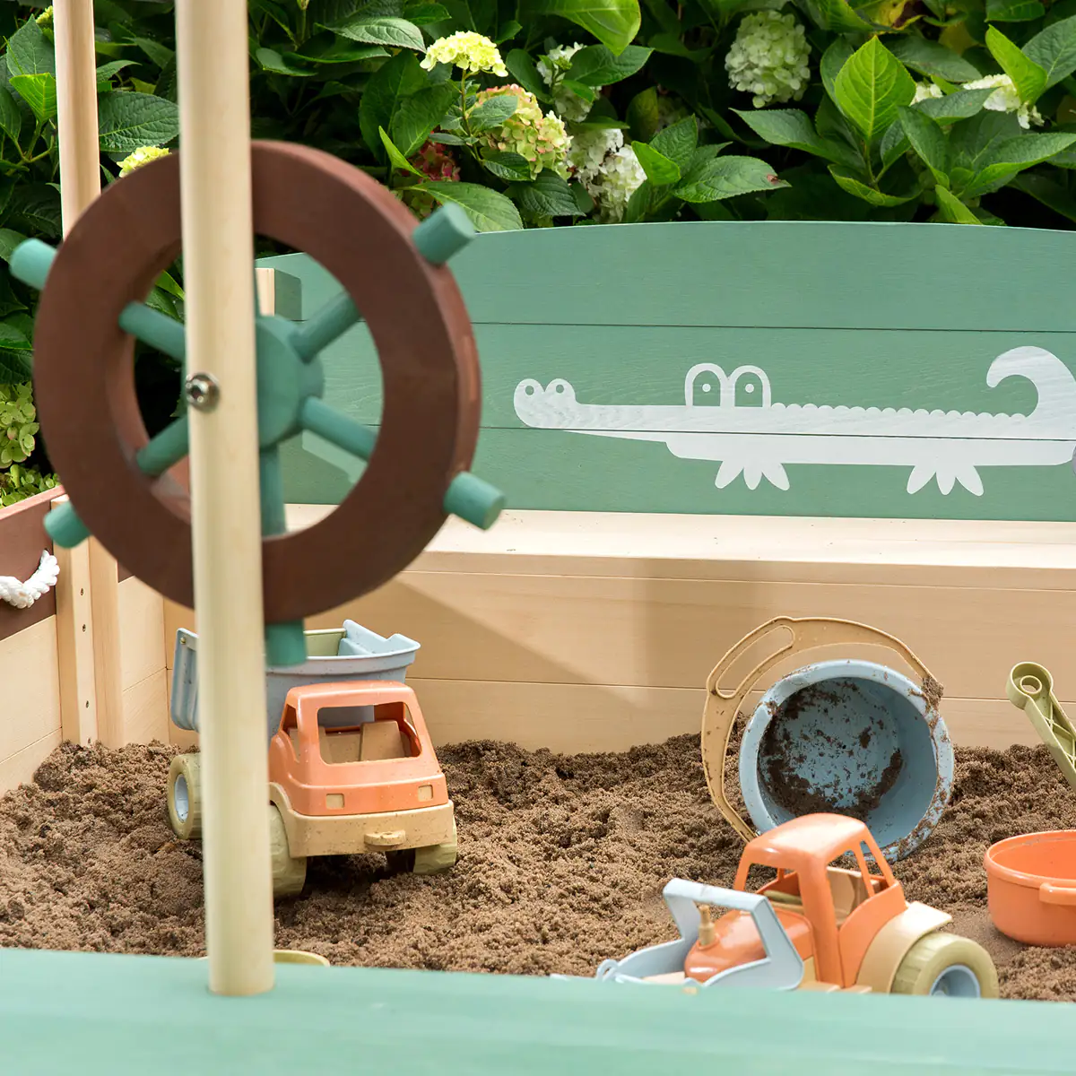 Muddy Buddy Sandkasten Jungle King 195 x 110 x 120 cm Muddy Buddy Sandkasten Jungle King 195 x 110 x 120 cm