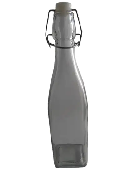 Omega Drahtbügelflasche 500 ml 6,5x6,5x27,5 cm Omega Drahtbügelflasche 500 ml 6,5x6,5x27,5 cm