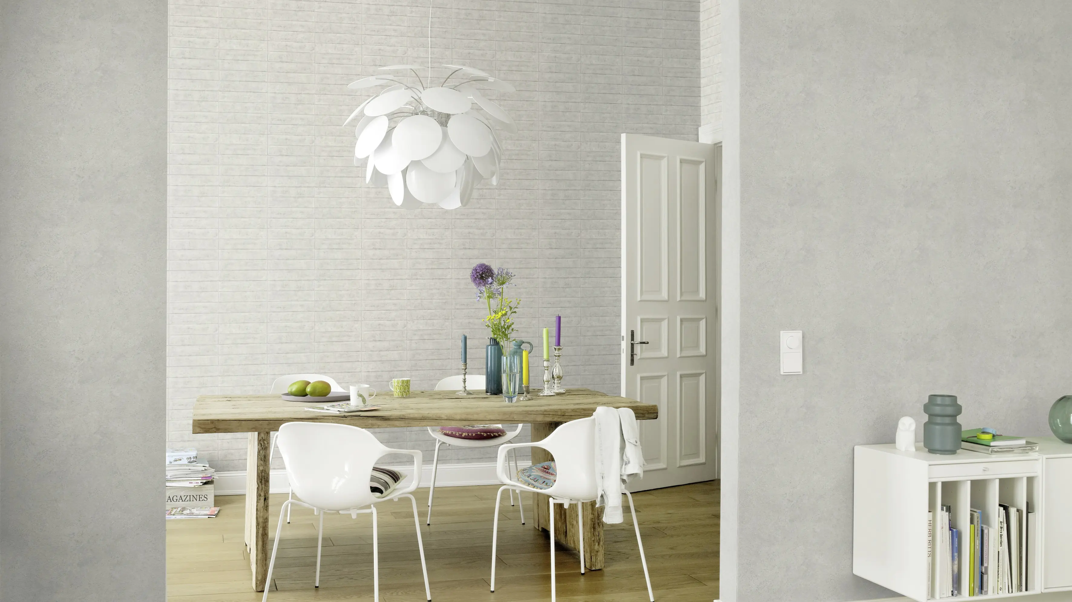 Rasch Vliestapete 315141 Silber-Silbergrau Uni 10,05 m x 0,53 m Rasch Vliestapete 315141 Silber-Silbergrau Uni 10,05 m x 0,53 m