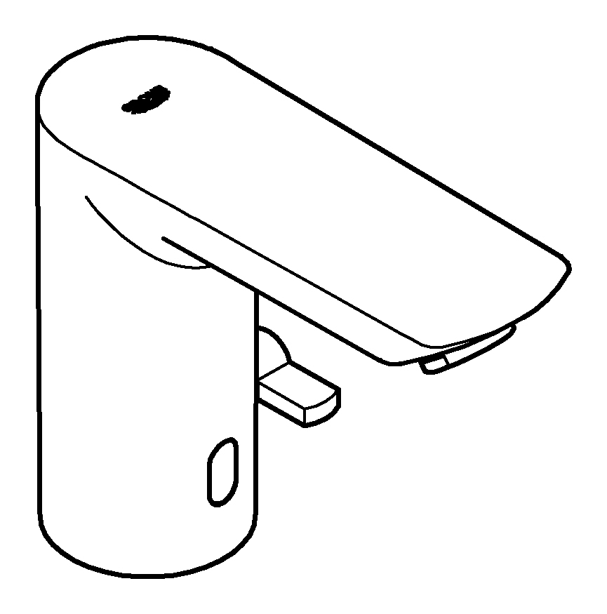 4005176473678_2538363 Grohe Waschtischarmatur Bau Cosmopolitan E mit berührungsloser Betätigung