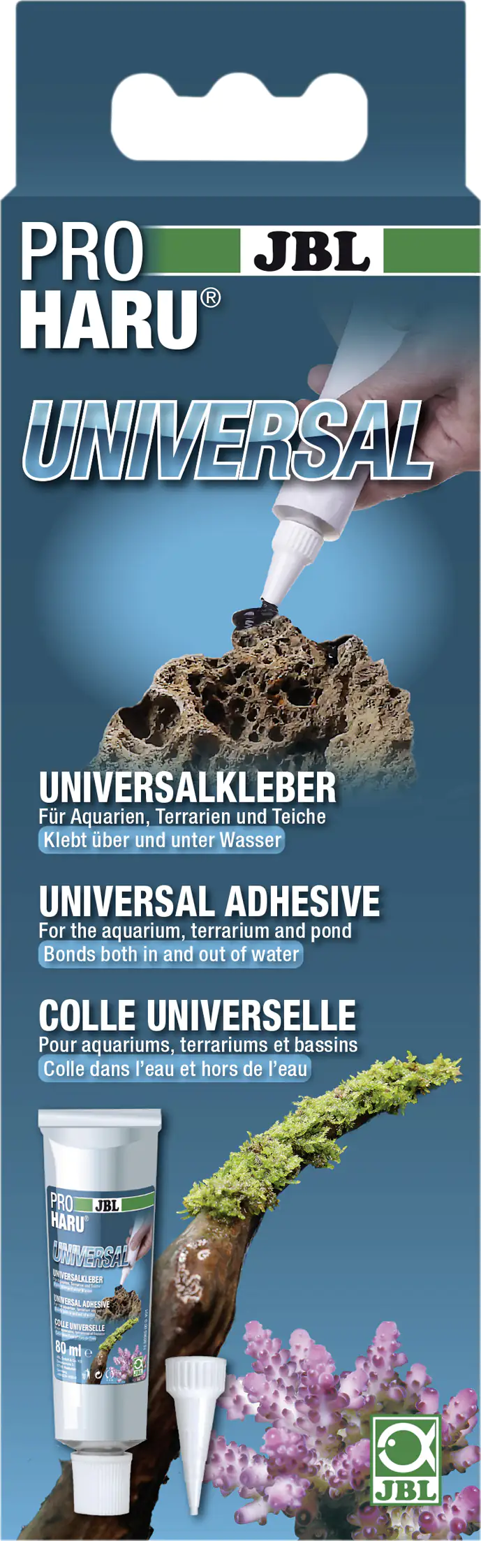 JBL ProHaru Universal 80ml Universalkleber für Aquarien, Terrarien & Teiche
