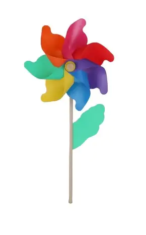 TrendLine Windmühle Kunststoff Ø 74 cm mehrfarbig TrendLine Windmühle Kunststoff Ø 74 cm mehrfarbig