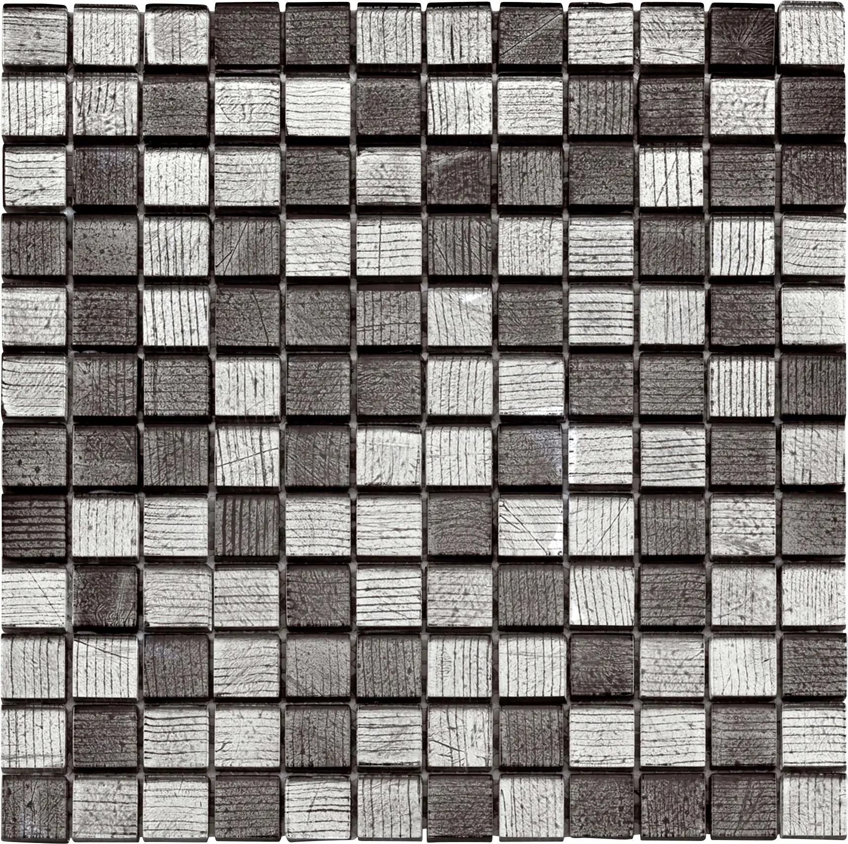 Mosaikfliese Glas Mini 30 x 30 cm grau Steinmaß: ca. 2,3 x 2,3 cm Mosaikfliese Glas Mini 30 x 30 cm grau Steinmaß: ca. 2,3 x 2,3 cm