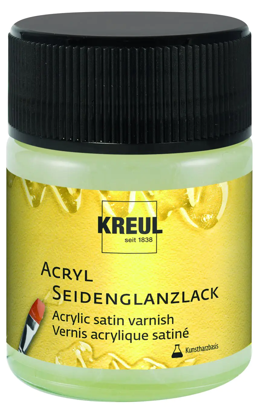Kreul Acryl-Seidenglanzlack auf Kunstharzbasis transparent 50 ml