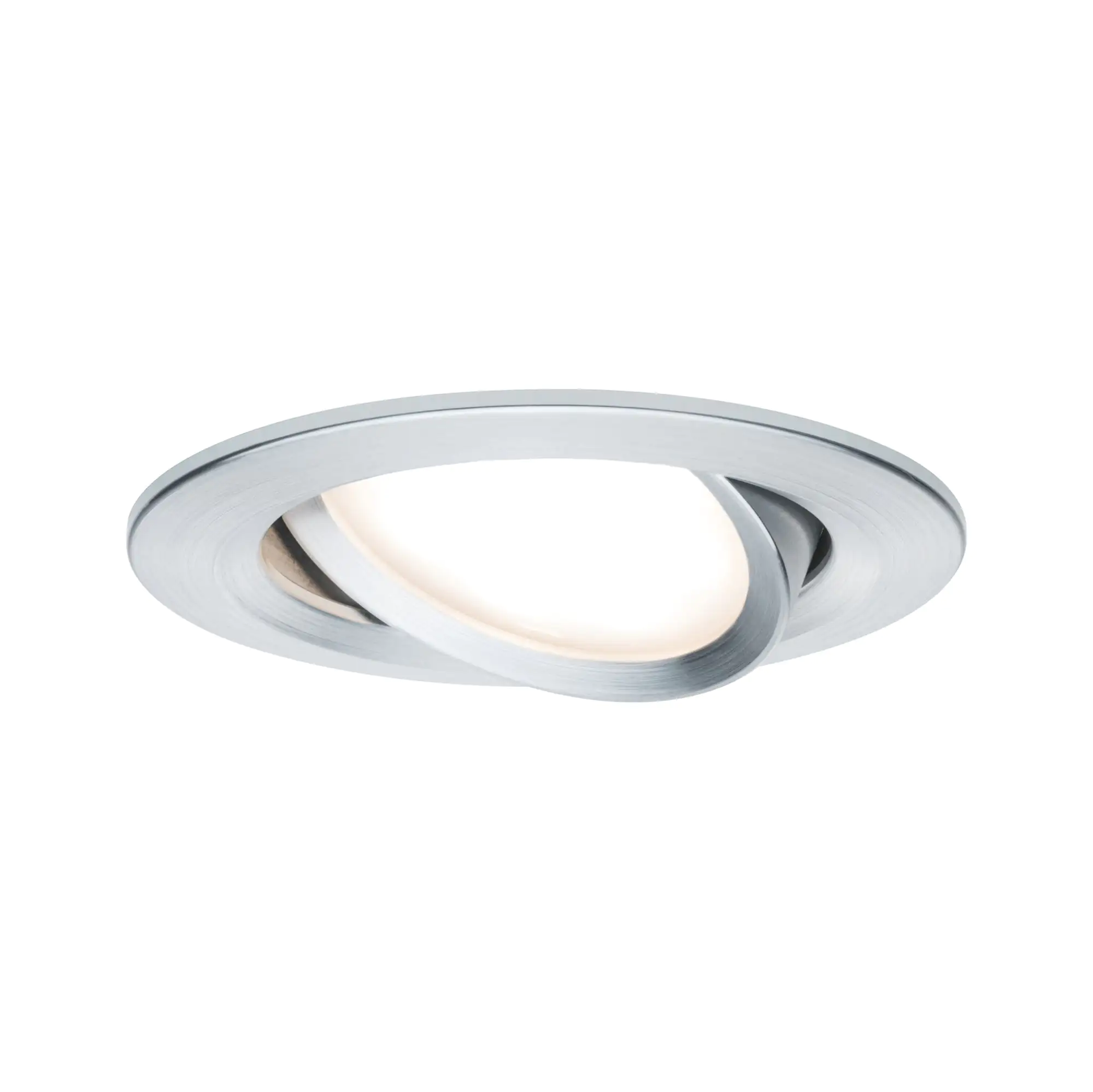 Paulmann LED Einbauleuchte Nova Coin alu Ø 8,4 cm schwenkbar warmweiß