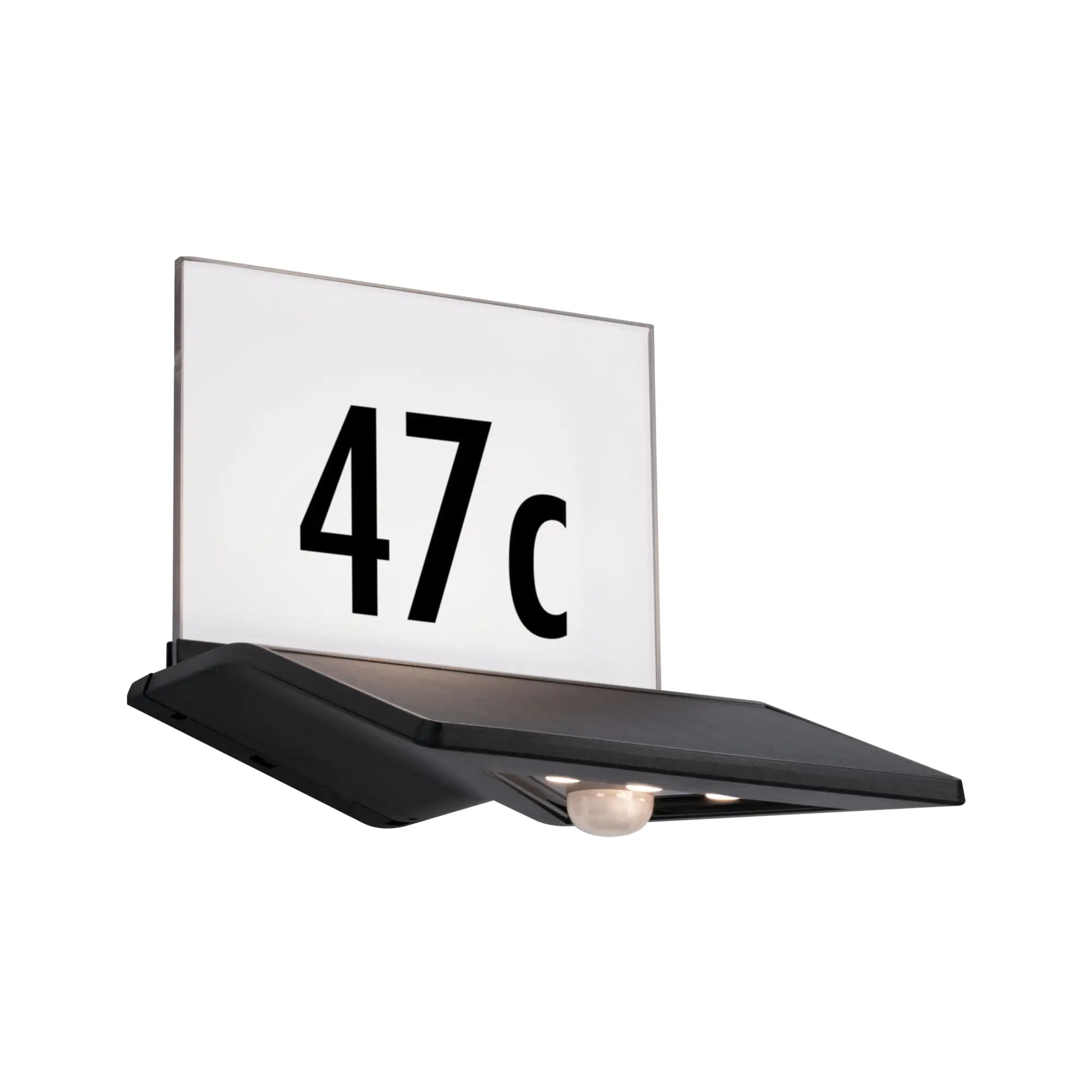 4000870942437 Paulmann LED Solar-Hausnummernleuchte Yoko anthrazit warmweiß