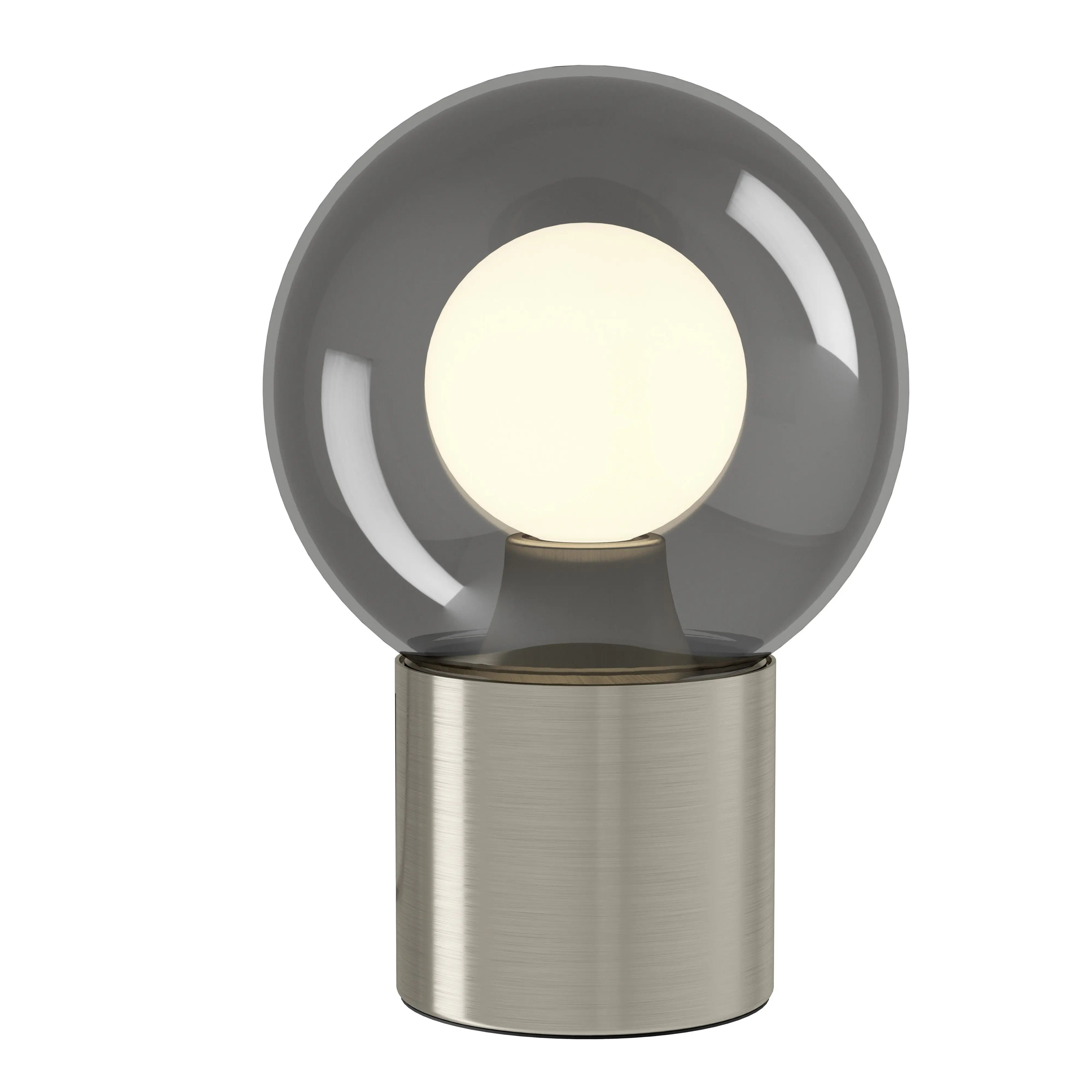 Eglo Tischleuchte Bravino E14 Ø 12 x 17,5 cm nickel/chrom