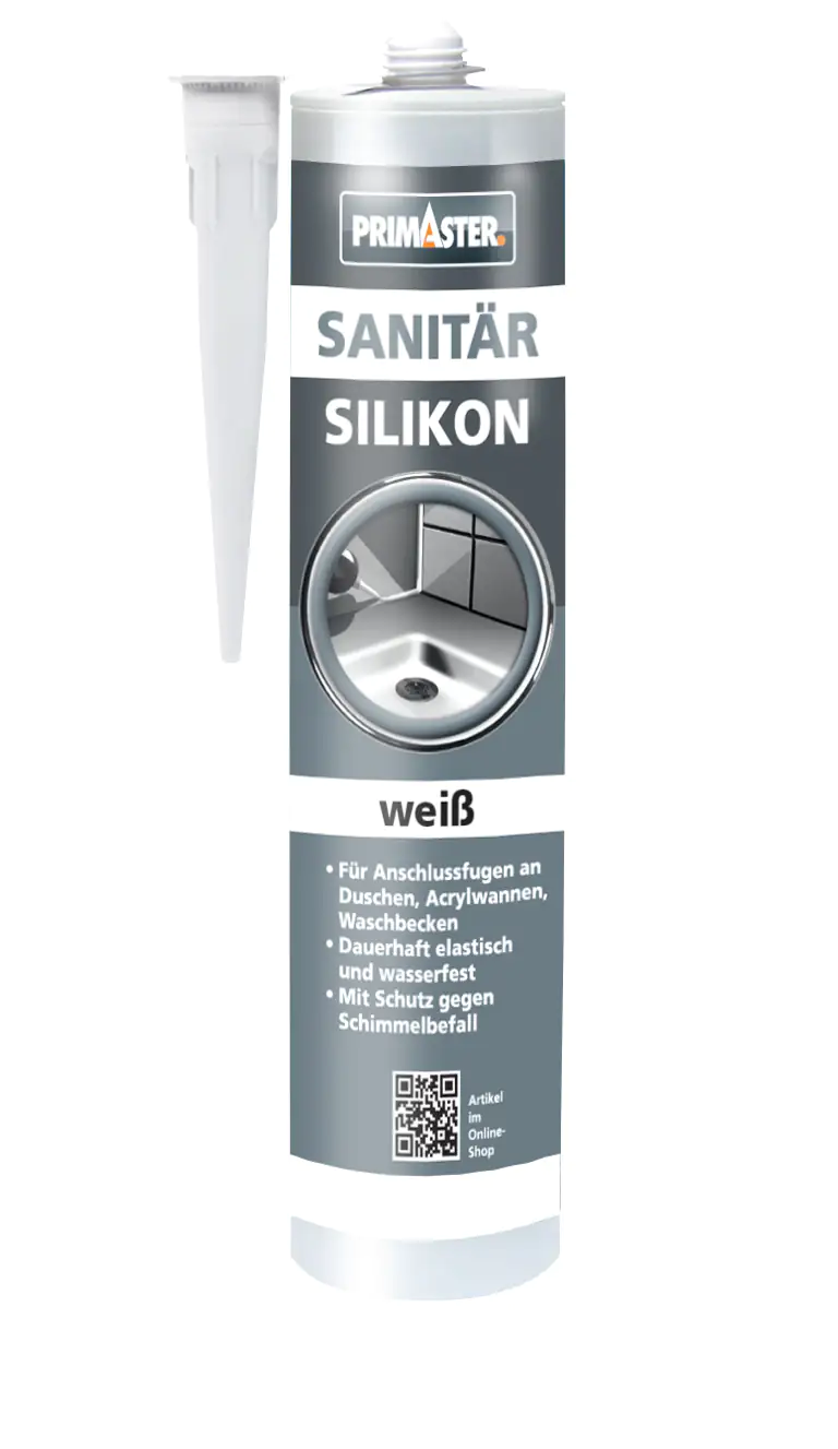 Primaster Sanitär Silikon weiß 310 ml Primaster Sanitär Silikon weiß 310 ml