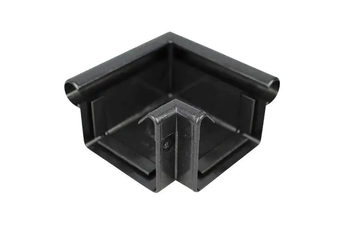 Marley Kastendachrinne Außenecke, RG 70, anthrazit metallic Marley Kastendachrinne Außenecke, RG 70, anthrazit metallic