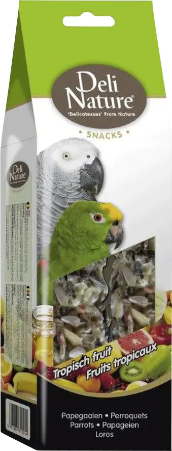 Deli Nature Snack für Papageien mit Tropische Früchte 130g