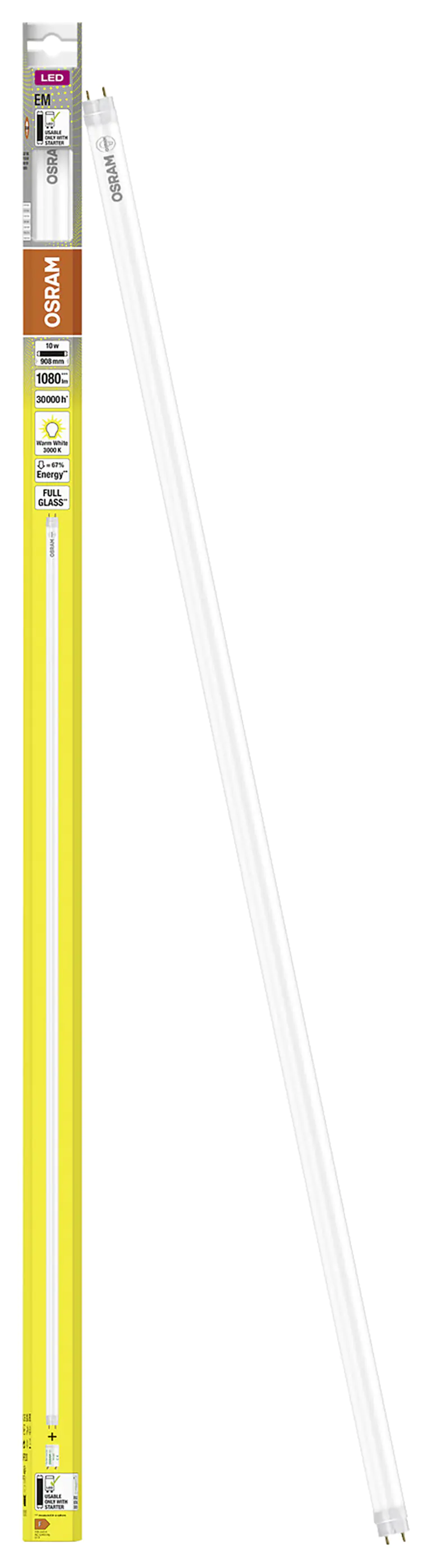 Osram LED Röhre T8 90 cm G13 10 W warmweiß