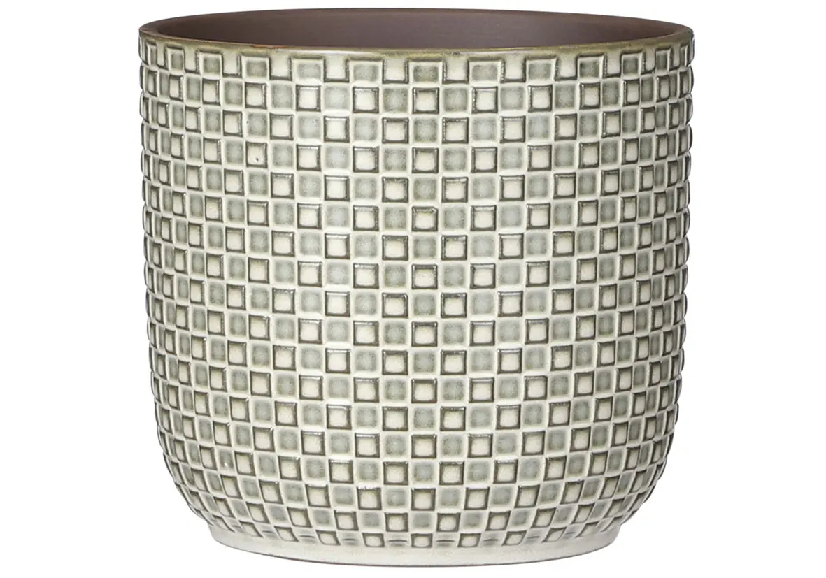 Mica Übertopf Daan Ø 16 x 17 cm weiß