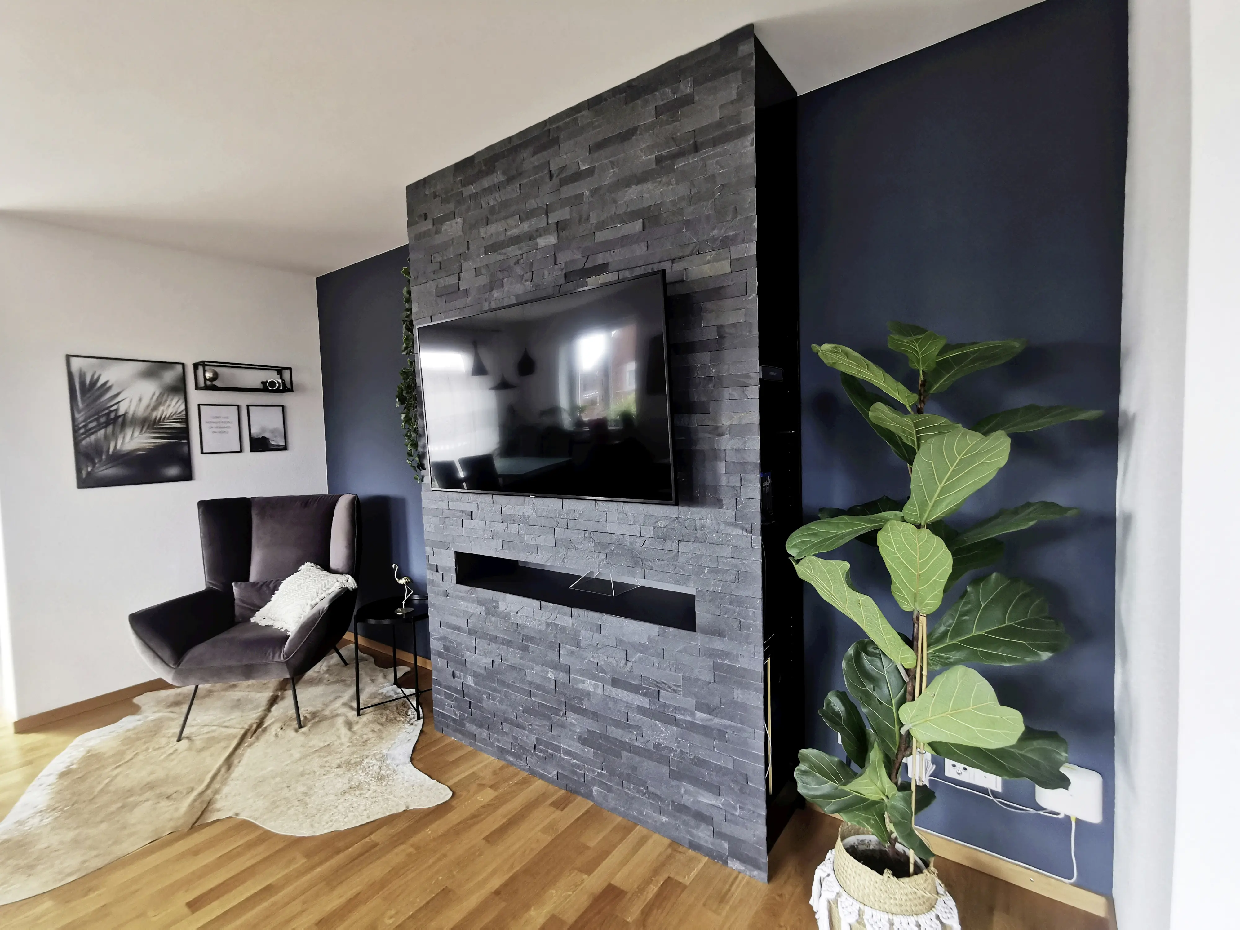 Verblendstein schiefer 60 x 15 cm schwarz Verblendstein schiefer 60 x 15 cm schwarz