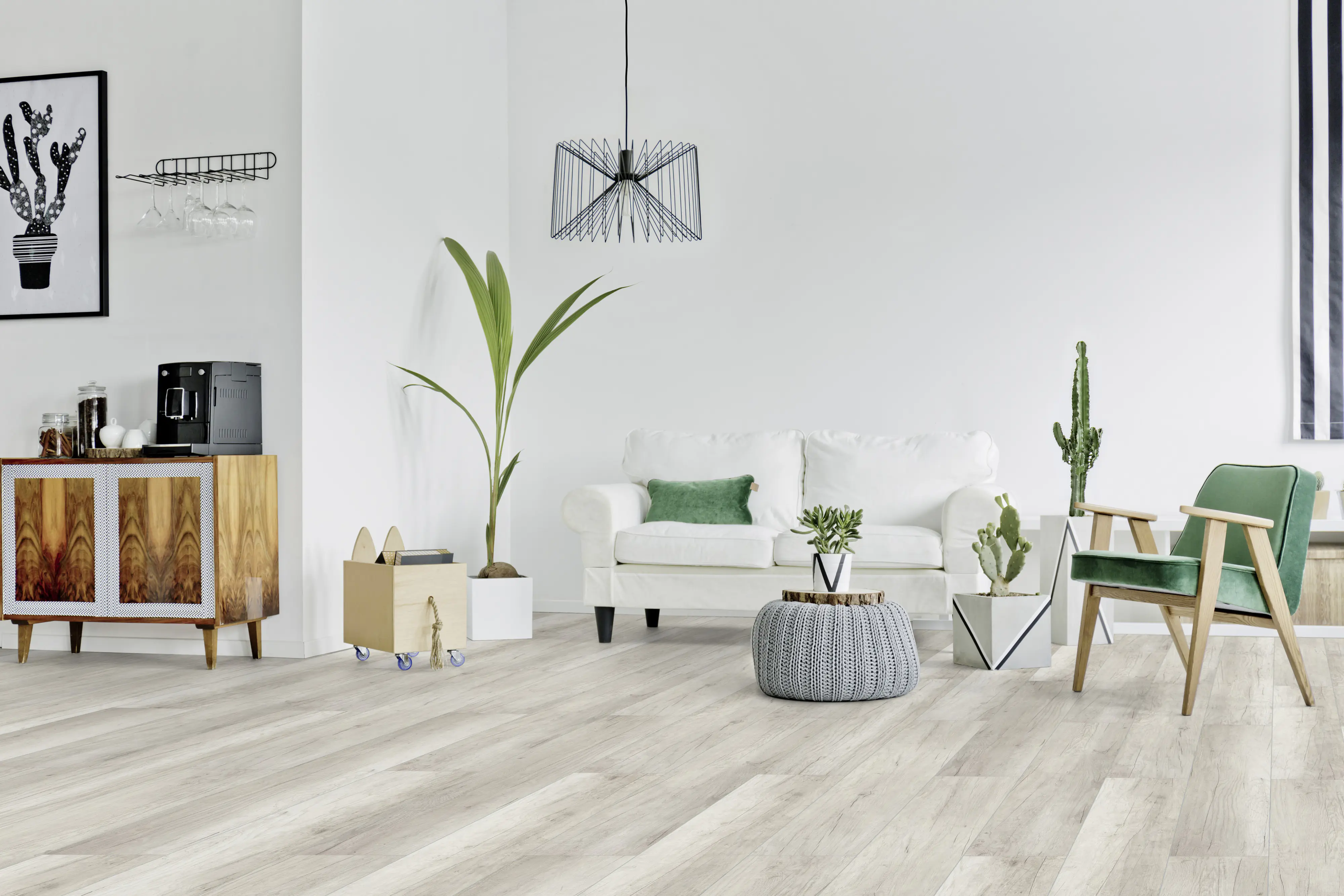 Classen Laminat Megaloc Aquaprotect 128,5 x 19,2 cm 8 mm Oak light grey