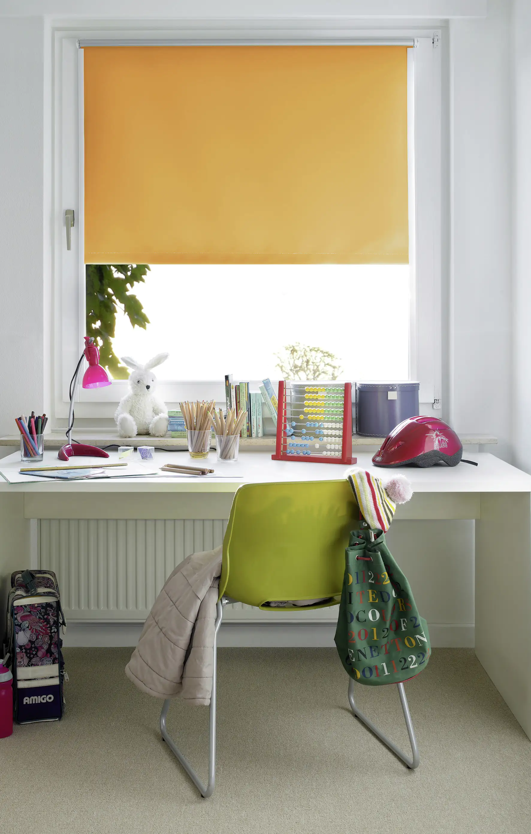 4003018198697_1390876 Gardinia EasyFix Thermo Rollo orange, 75 x 150 cm