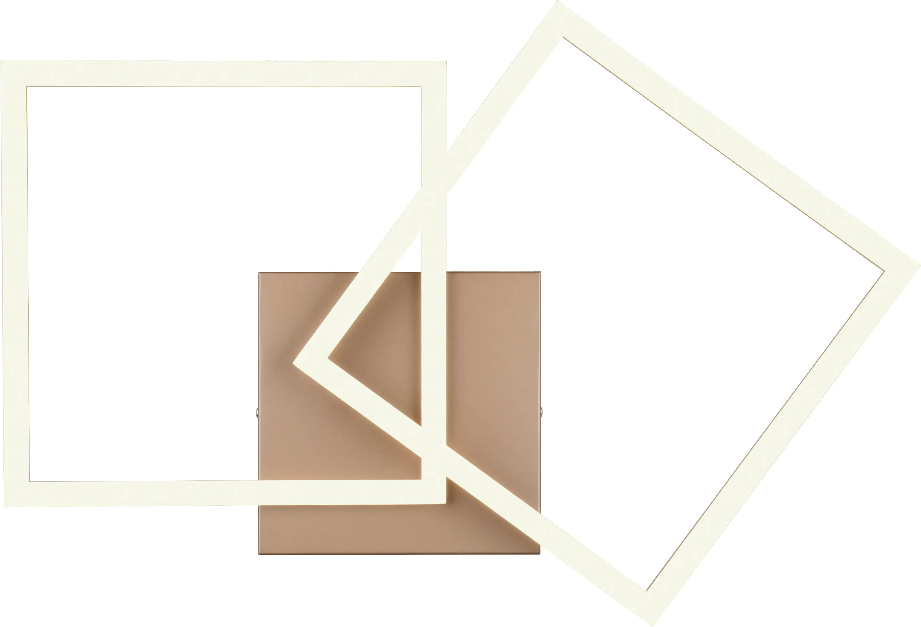 Trio Leuchten LED Deckenleuchte Trail 20W coffee