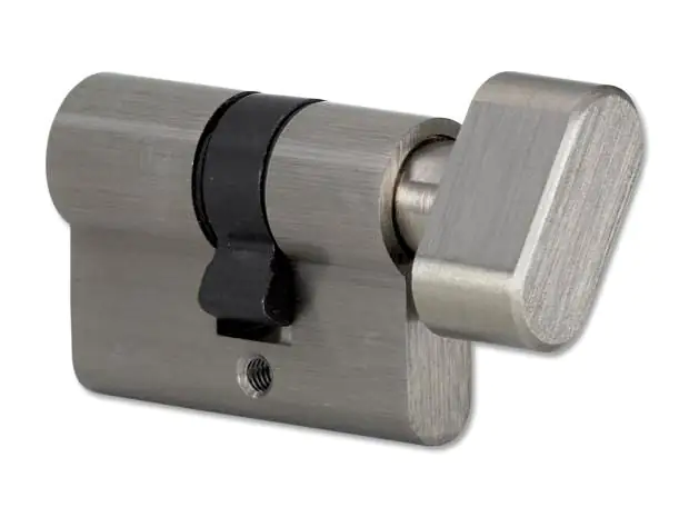 WC-Zylinder für nach innen öffnende Glastüren