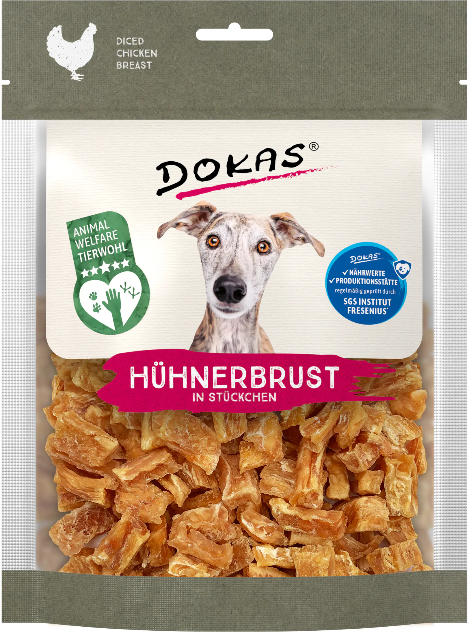 Dokas Tierwohl Hühnerbrust in Stücken 170 g