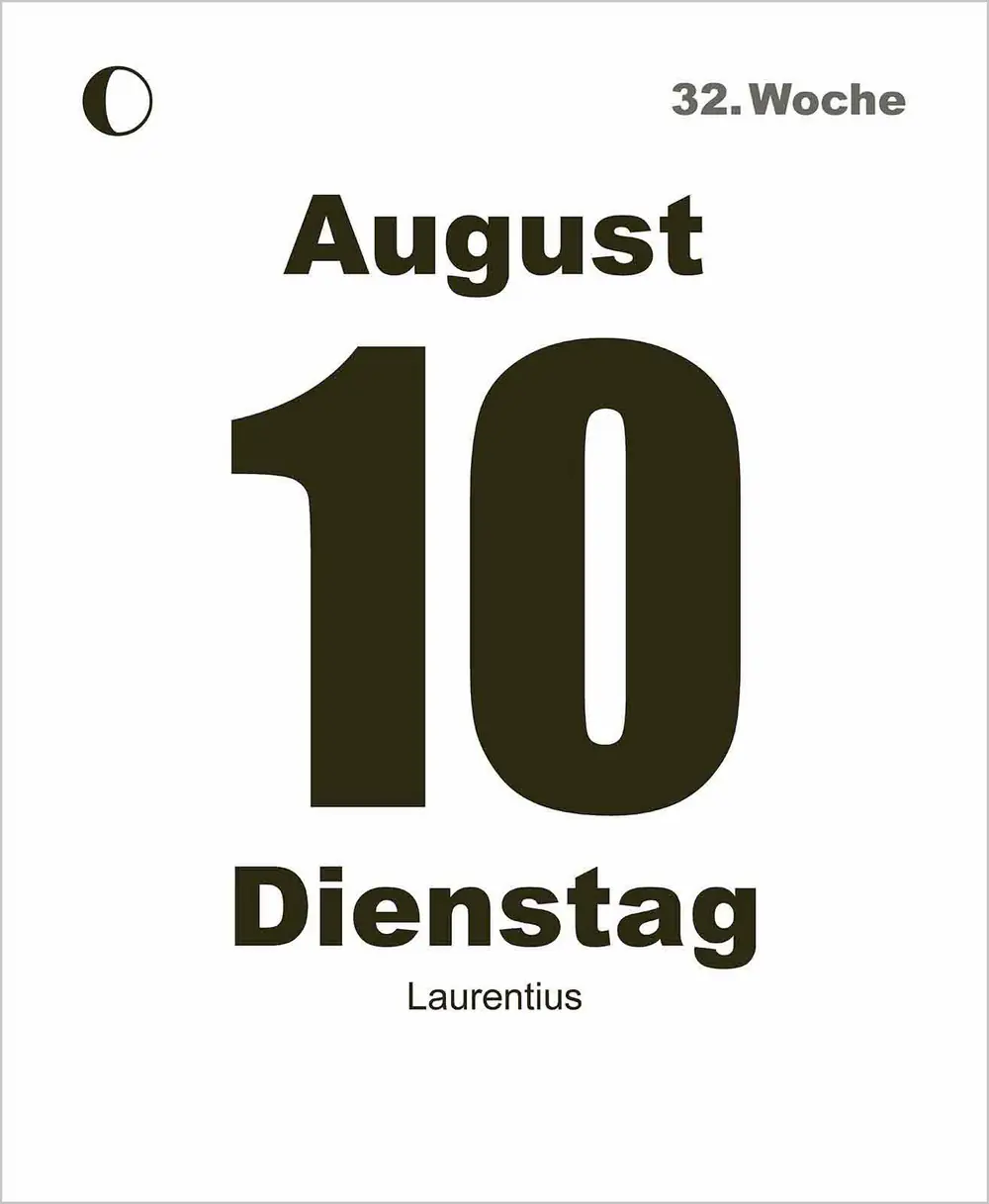 Korsch Kalender Tages-Abreißkalender 2027 