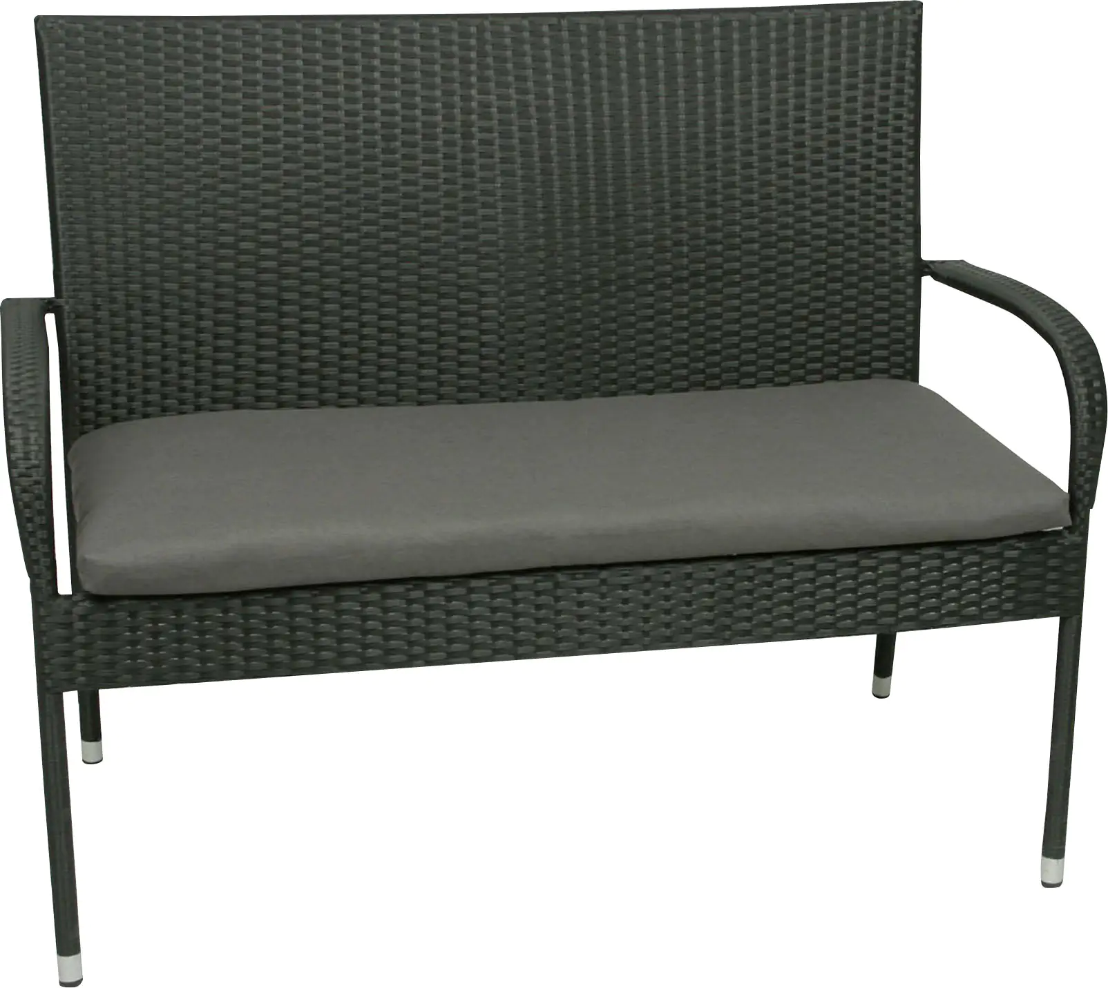 GO-DE Bank-Auflage für Geflechtbank Malta anthrazit 112 x 48 x 5 cm GO-DE Bank-Auflage für Geflechtbank Malta anthrazit 112 x 48 x 5 cm