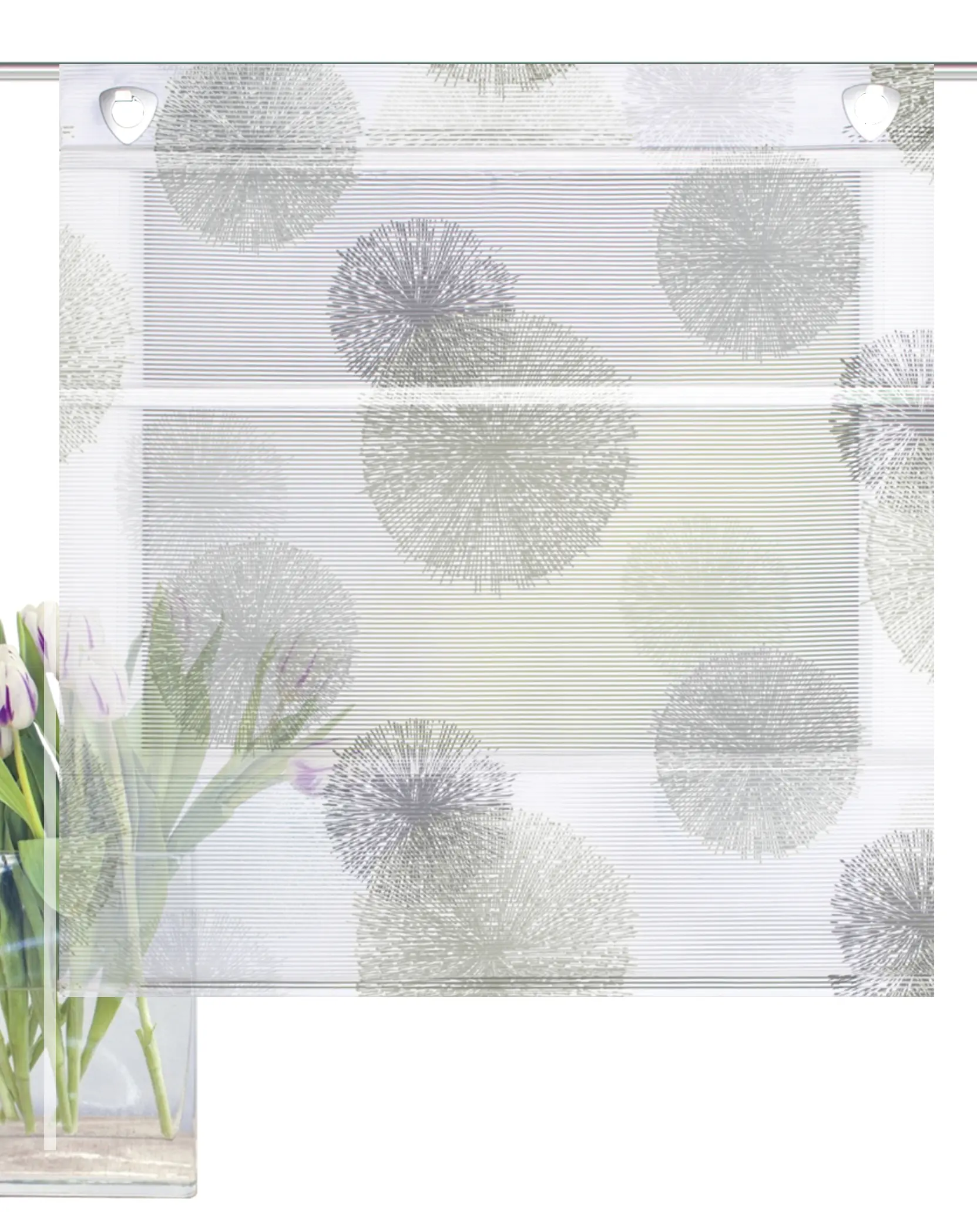 Magnetrollo Bambus Rawlins stein 210 x 70 cm 