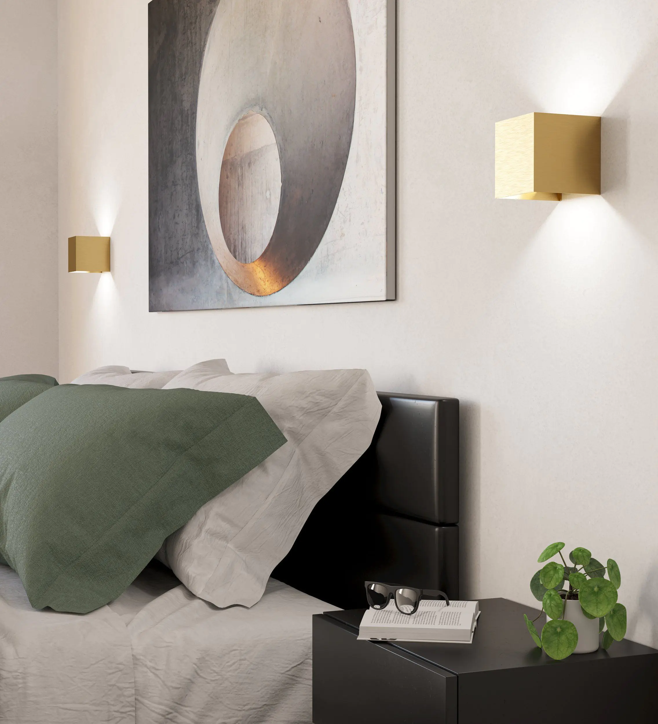 Eglo LED Wandleuchte Va lmonte 3W, 400 lm, 3000K, messing