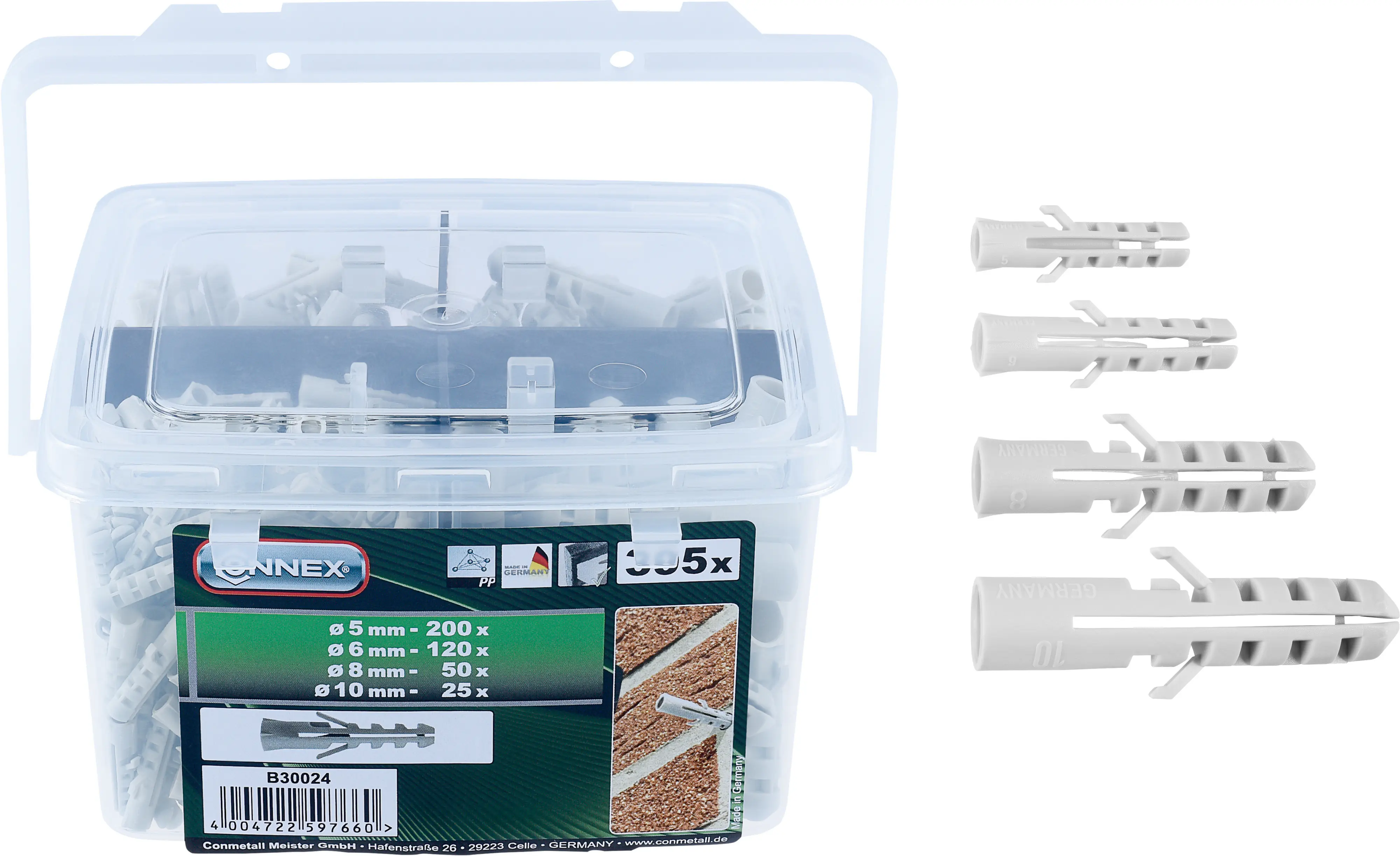 Conmetall Flossendübel 395 teilig