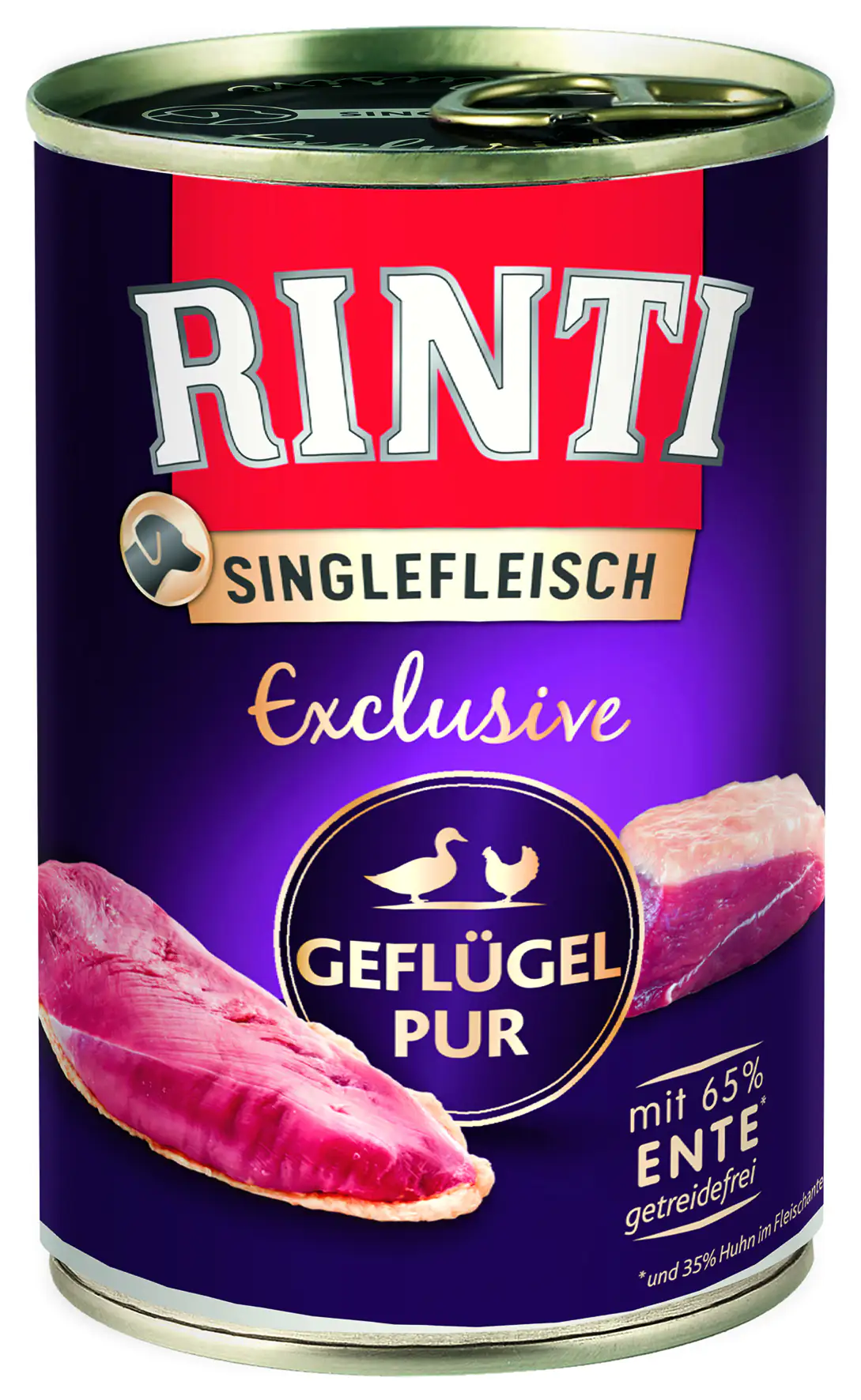 Rinti Singlefleisch Hundenassfutter Adult 400 g Geflügel