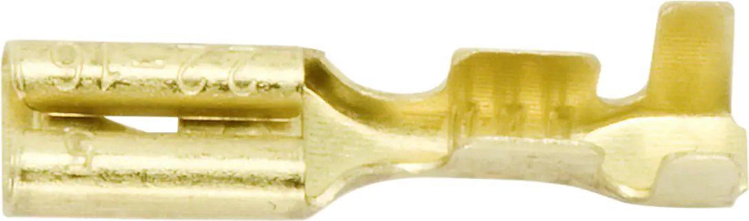 SWG Flachsteckhülse mit Rastnase 0,5-1,0 mm² 2,8x0,5 unisoliert