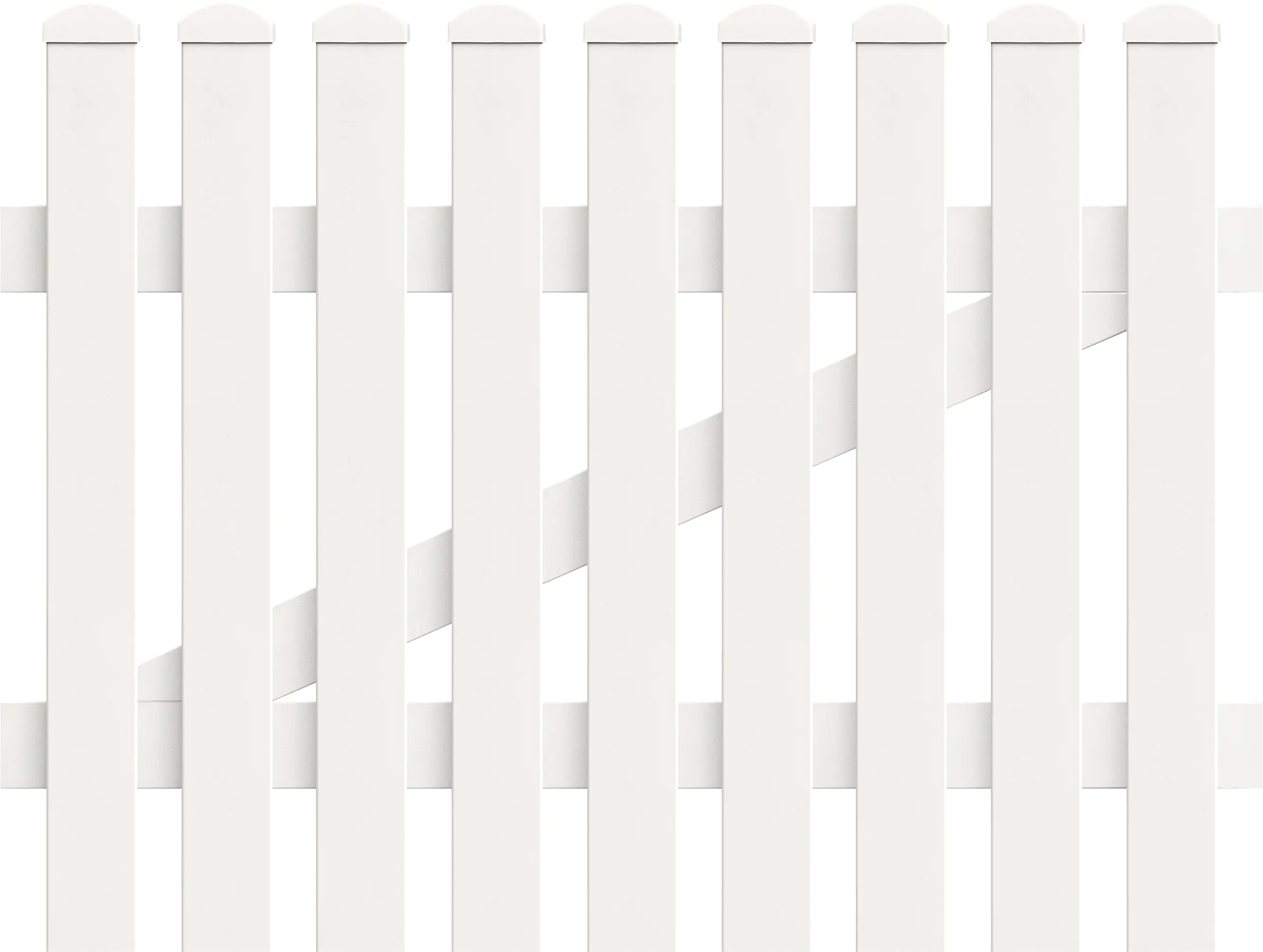 KM Zaun Zauntür Meran Gerade 104,2 x 120 cm, weiß, DIN links