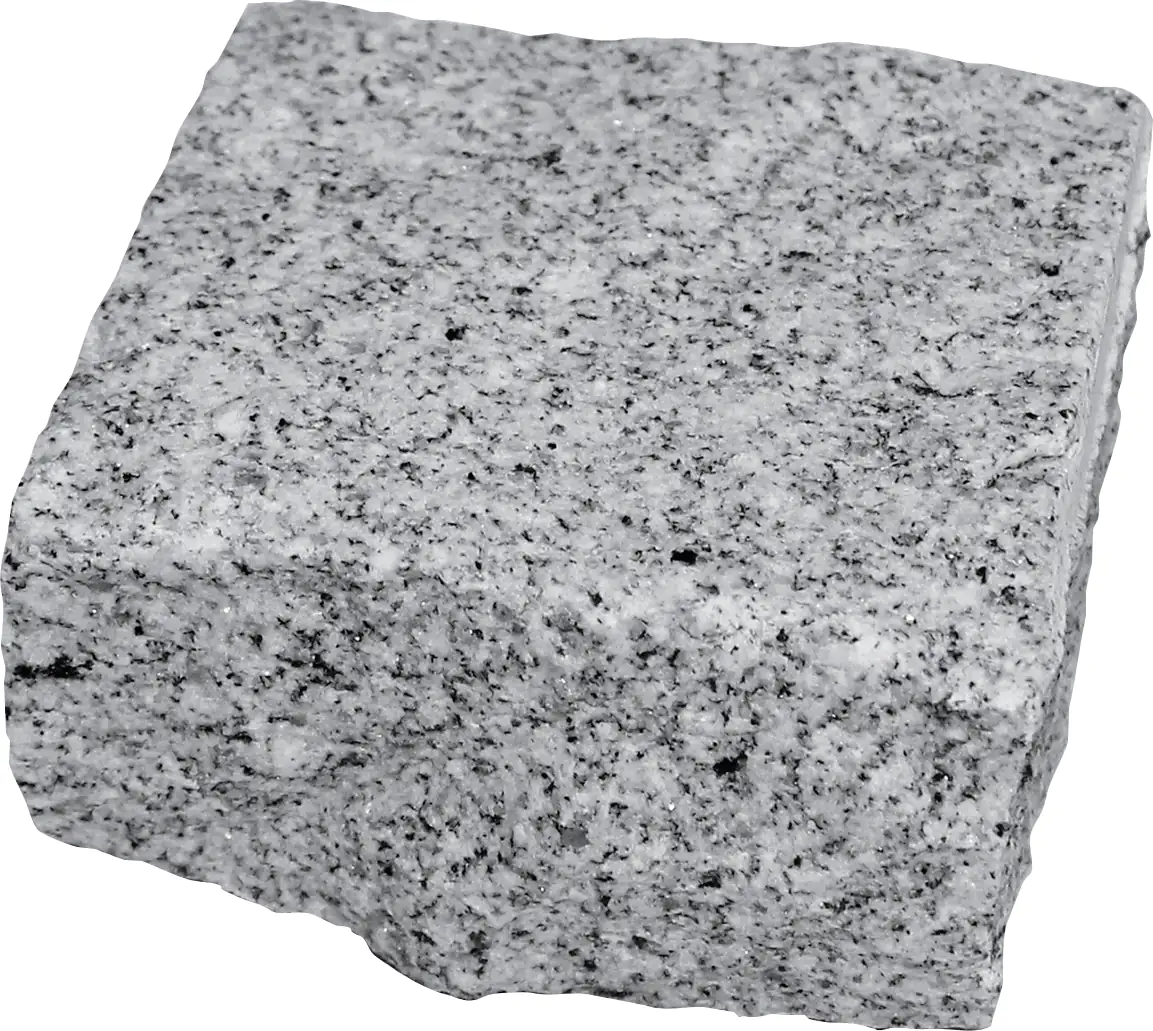 Silex Pflasterstein Granit 9 x 9 x 5 cm grau Silex Pflasterstein Granit 9 x 9 x 5 cm grau