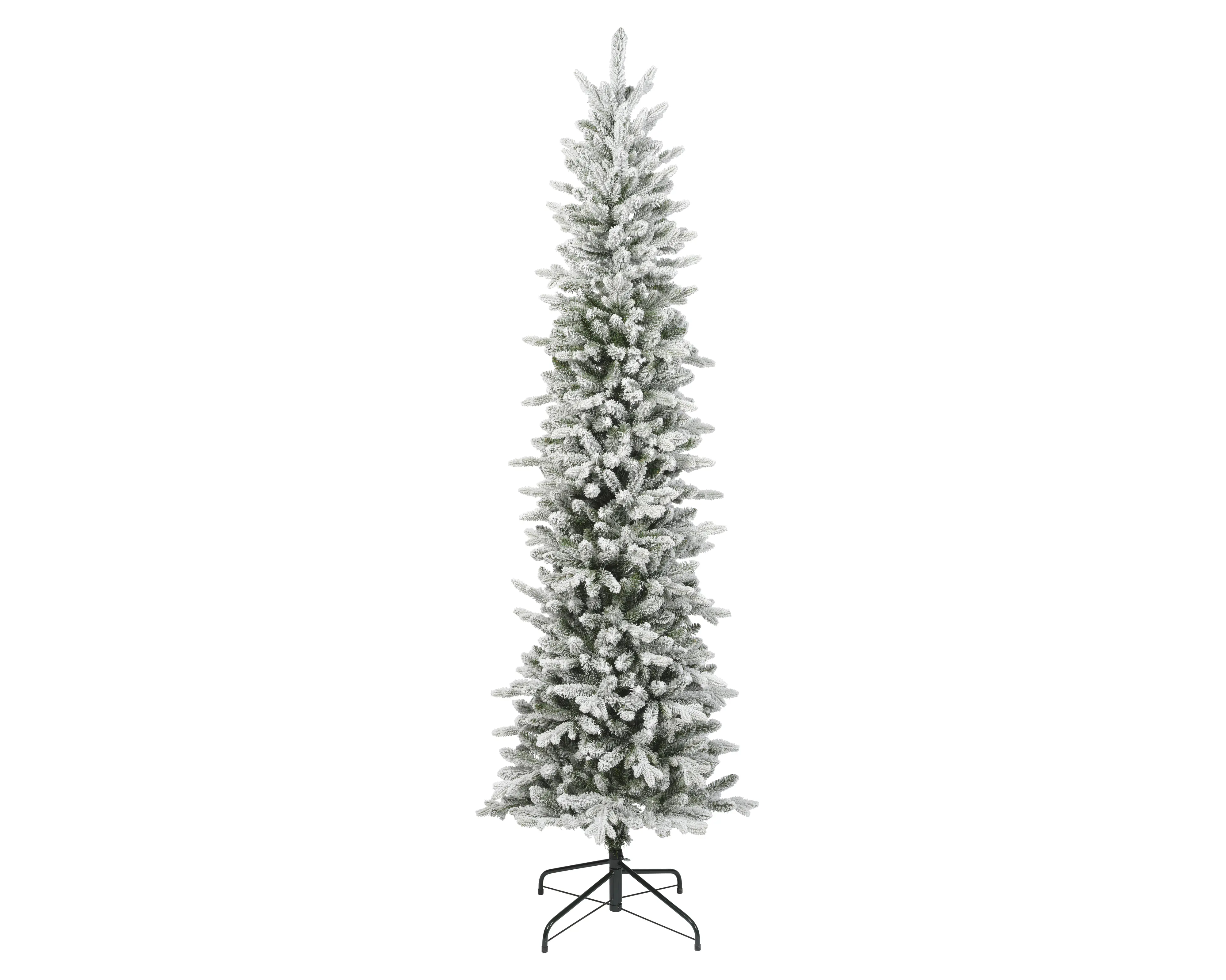 Everlands künstlicher Weihnachtsbaum Slim 180 cm grün weiß