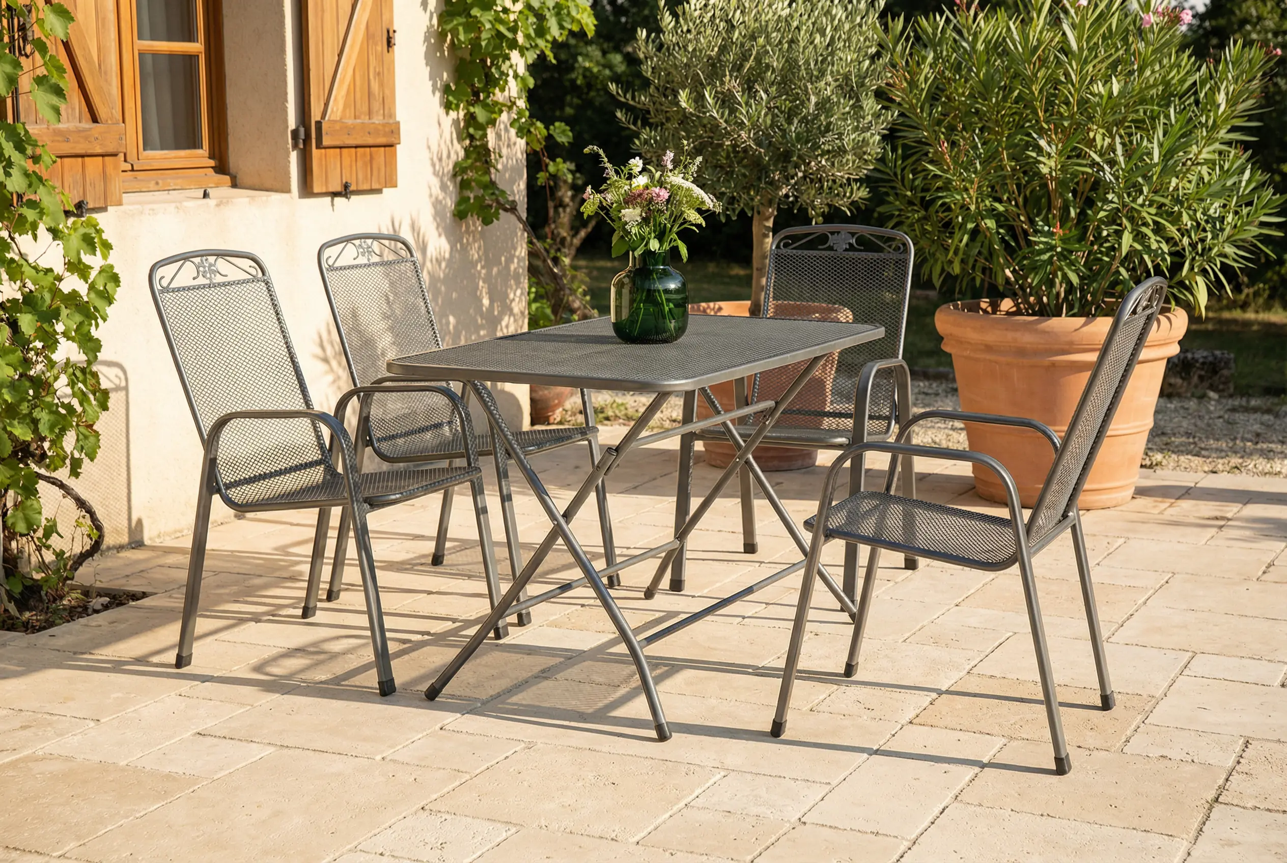 MWH Garten-Essgruppe Caffe Latte 2.0 4 Personen