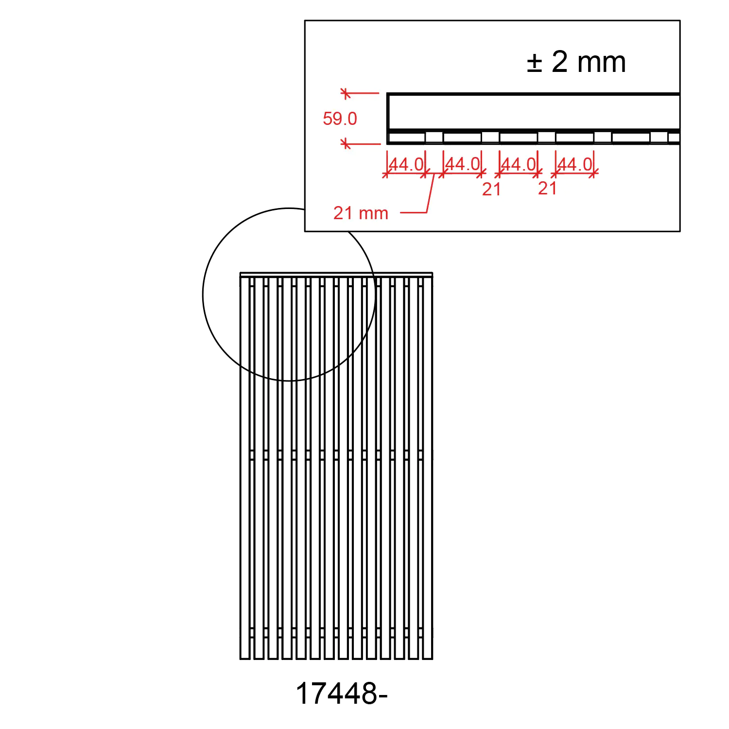 Plus Zaun Sendai 90 x 180 cm RAL 9010 Weiß