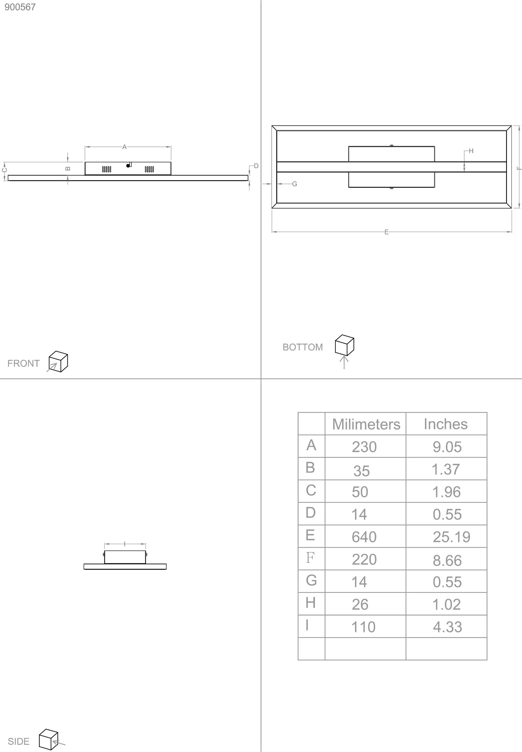 Eglo Connect LED Deckenleuchte Calagrano-Z schwarz 64 x 22 cm Eglo Connect LED Deckenleuchte Calagrano-Z schwarz 64 x 22 cm