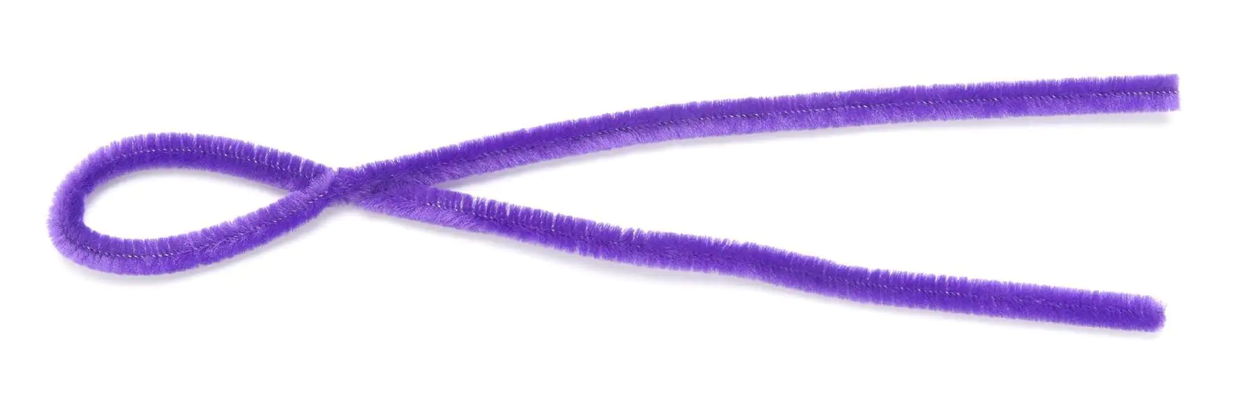 Glorex Biegeplüsch lila 10 Stück