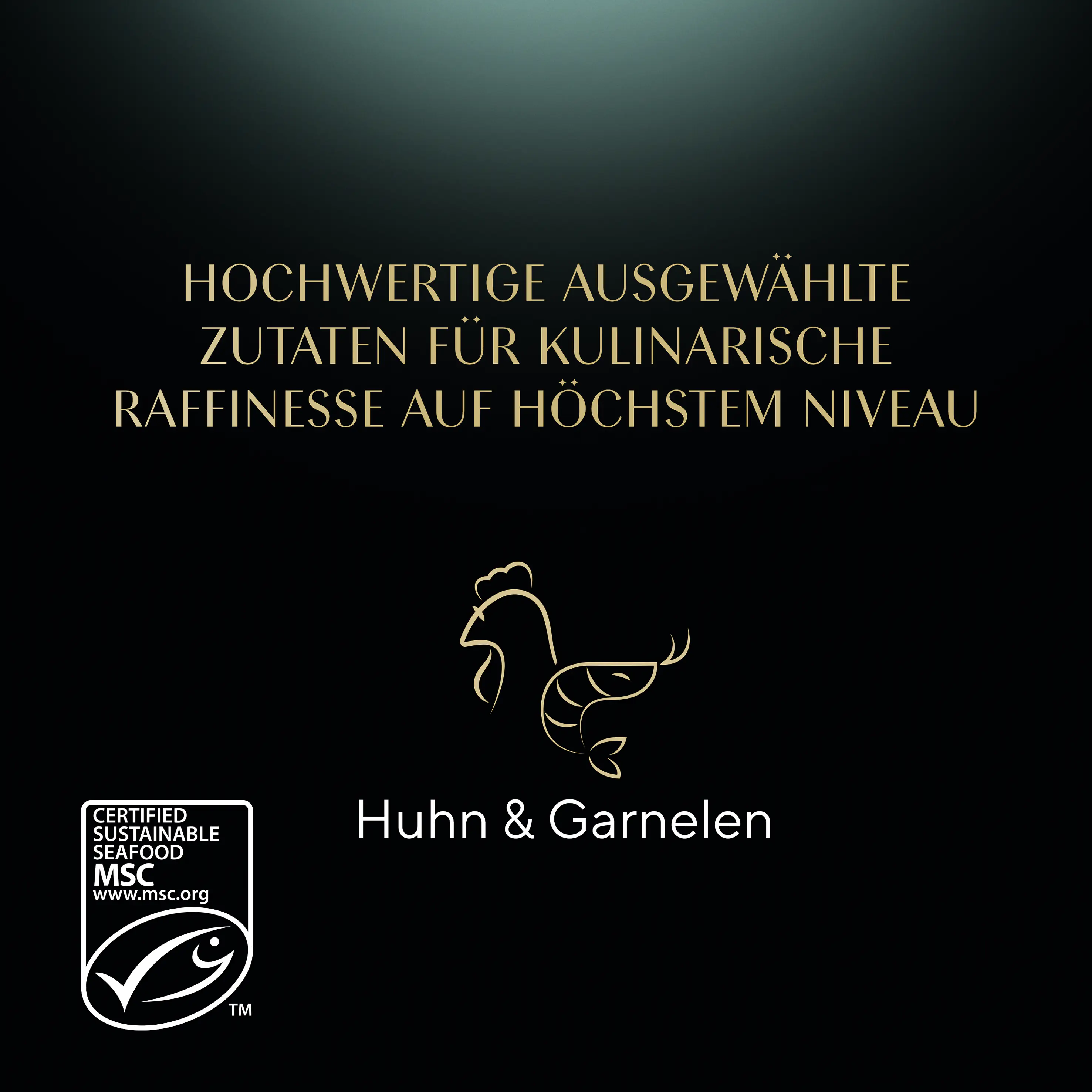 Sheba Filets Katzennassfutter Adult 60 g Huhn mit Garnelen