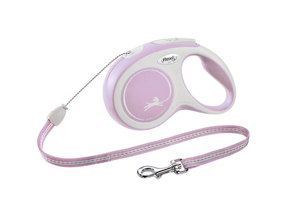 Flexi Hundeleine New Comfort rosa, Seil