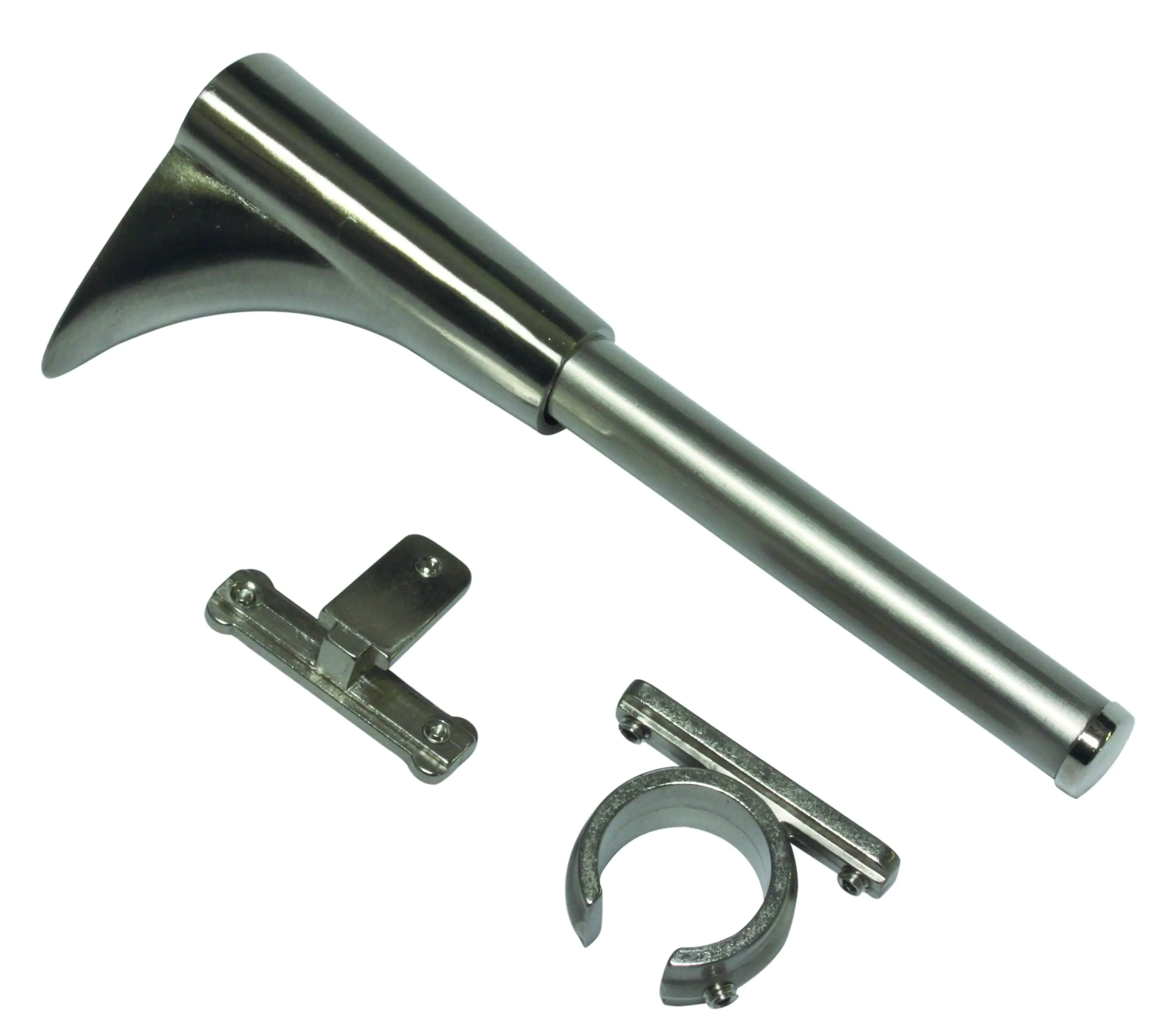 Gardinia Träger Universal Memphis edelstahl-optik, Ø 16 mm