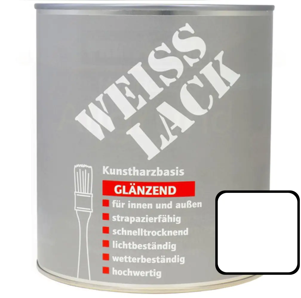 Wilckens Weißlack 2 L weiß glänzend