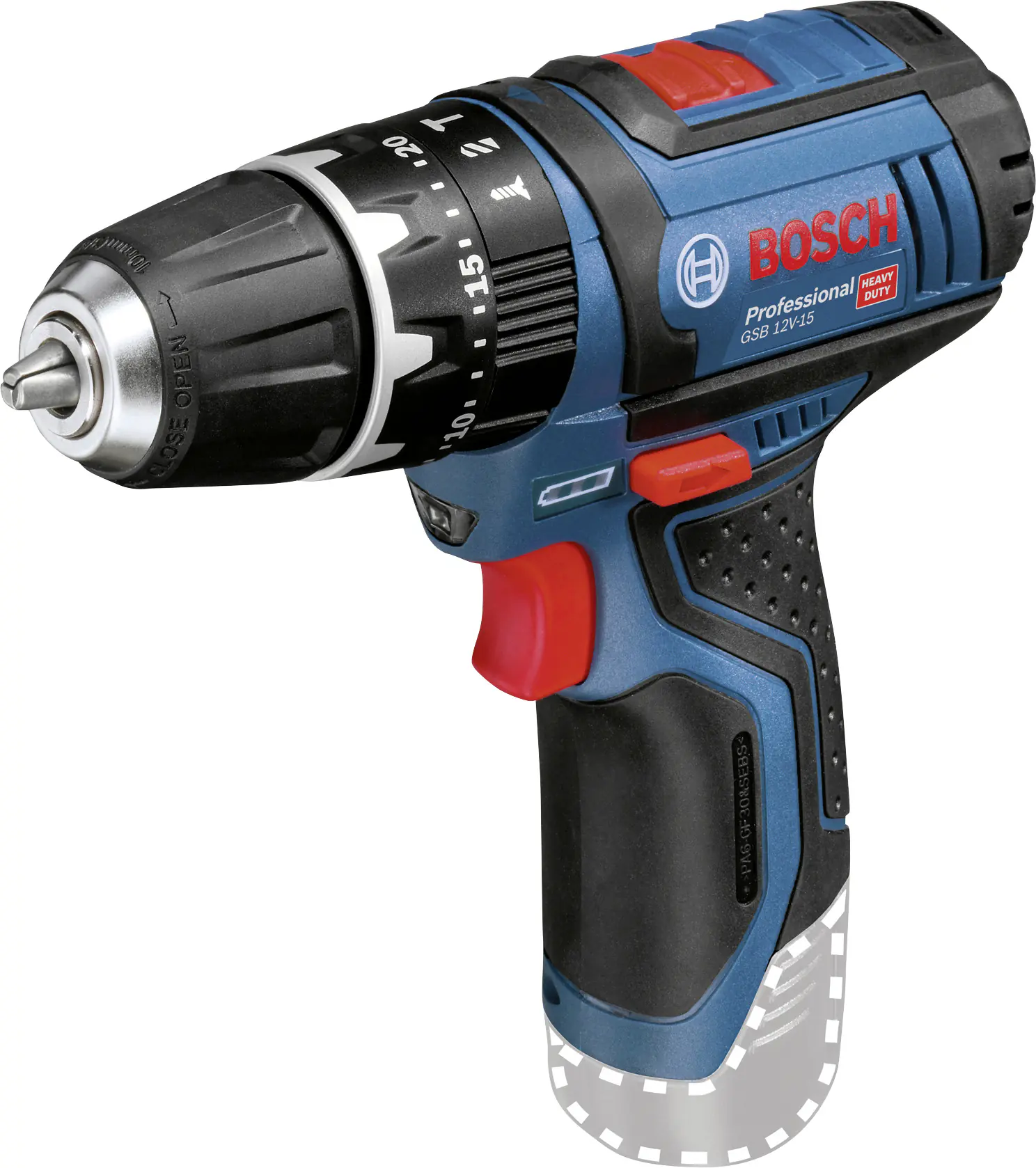 Bosch Professional Akku-Schlagbohrmaschine GSB 12V-15 2 Ah Solo