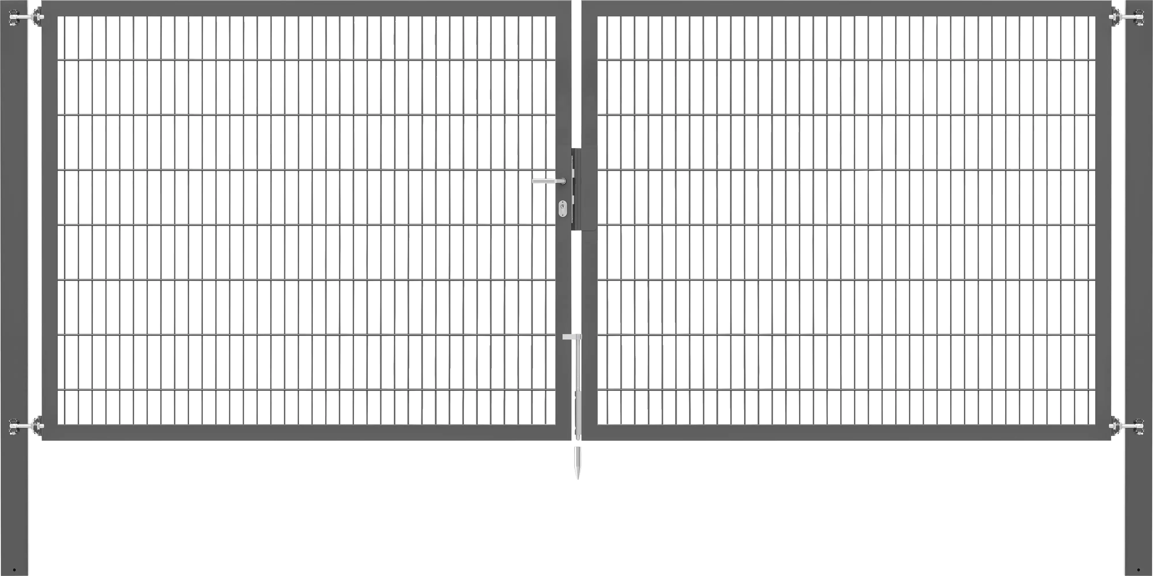 Alberts Doppeltor Flexo Plus anthrazit 400 x 160 cm