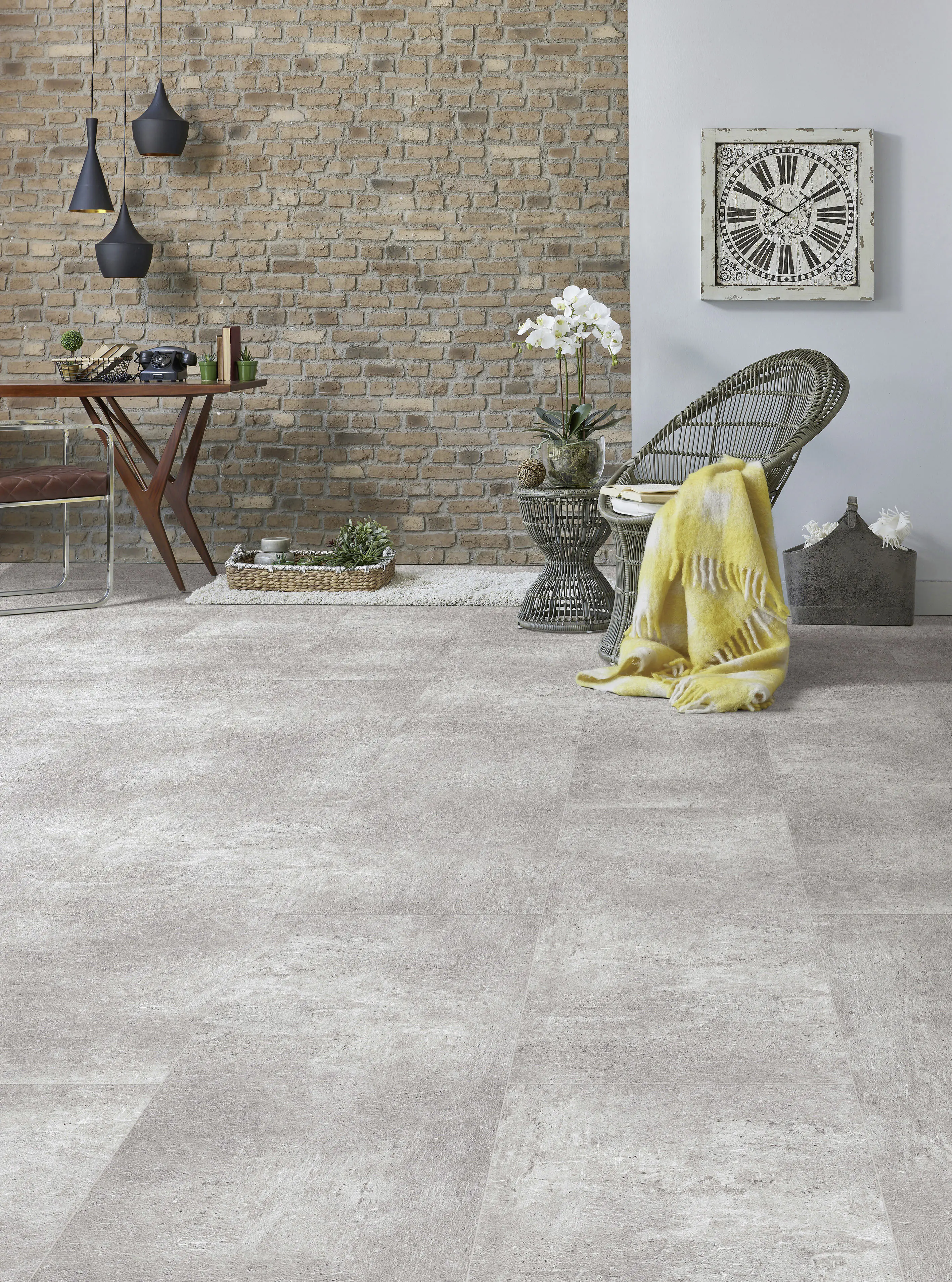 Decoflooring Vinylboden Fliese Luxemburg 91,4 x 45,7 cm 4,5 mm