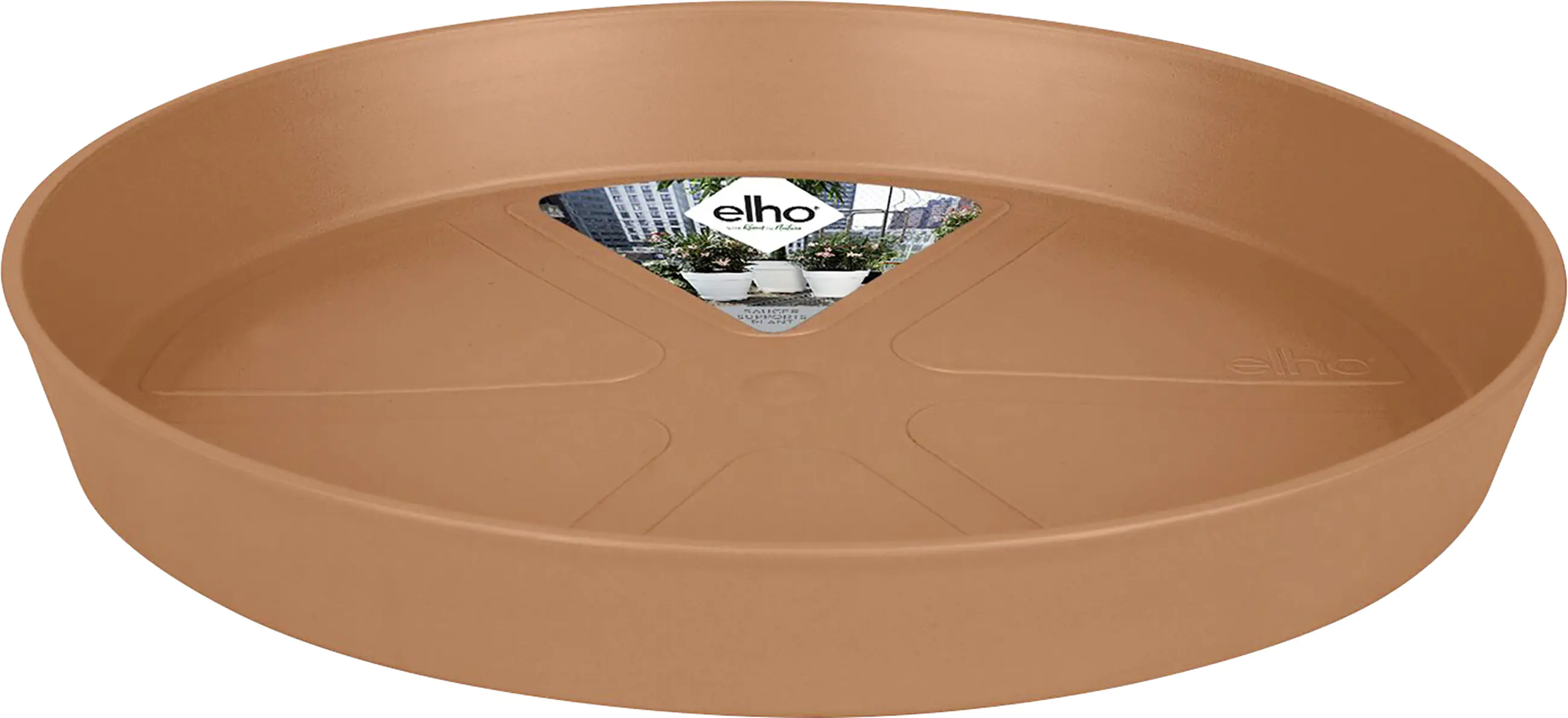Elho Untersetzer Loft Urban Ø 24 cm terra Elho Untersetzer Loft Urban Ø 24 cm terra