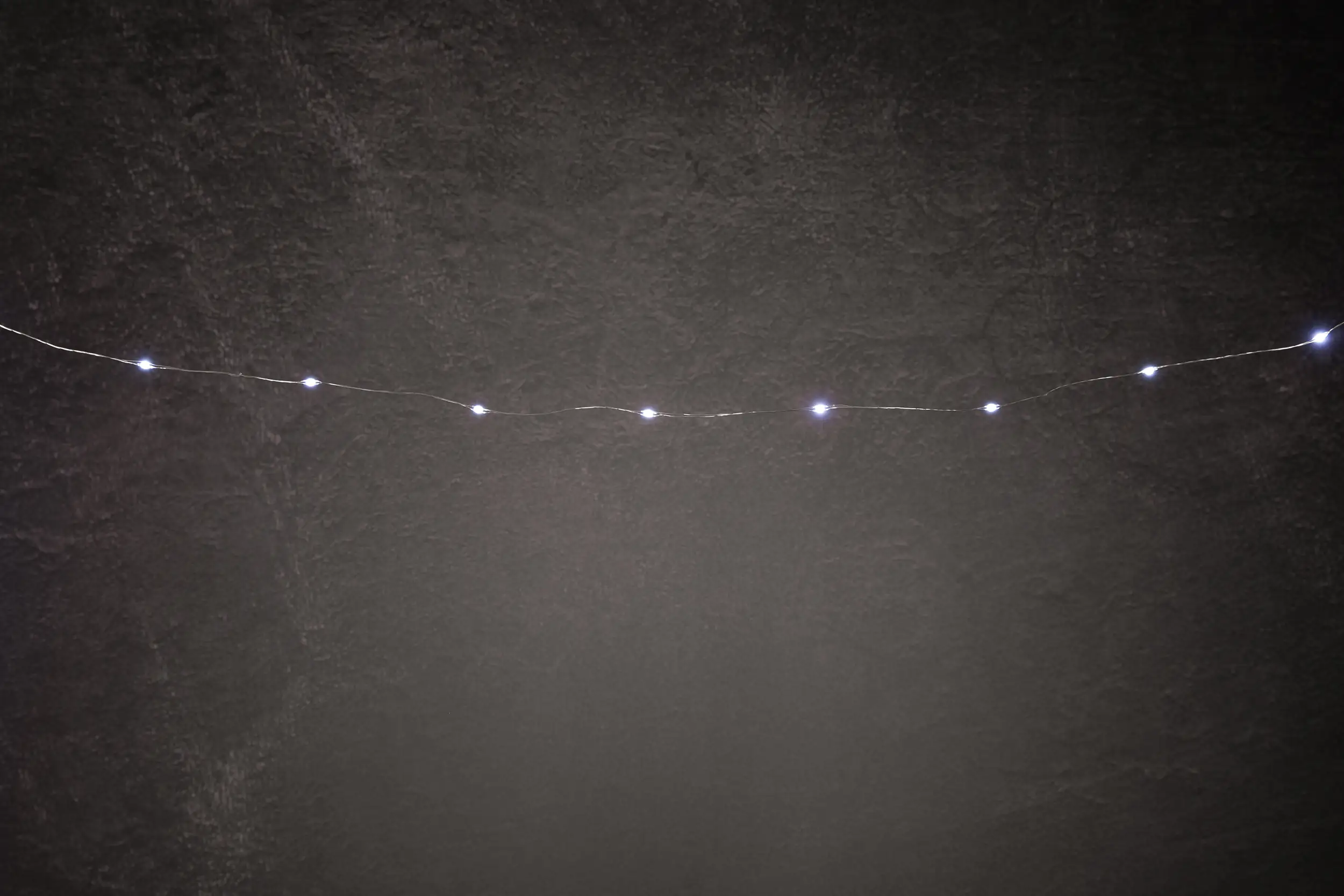 TrendLine LED-Lichterkette Mini Außen 3,9 m kaltweiß mit Timer, 8 Lichteffekten