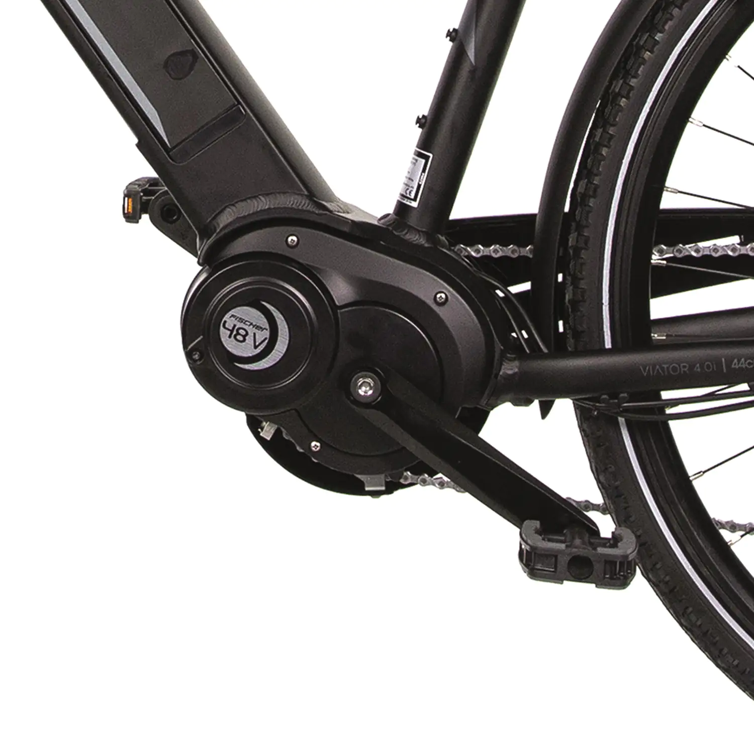 4008153628641_5 Fischer E-Bike Trekking Viator 4.0i-S1 Herren 28 Zoll 9-Gang 418 Wh schwarz matt 62864