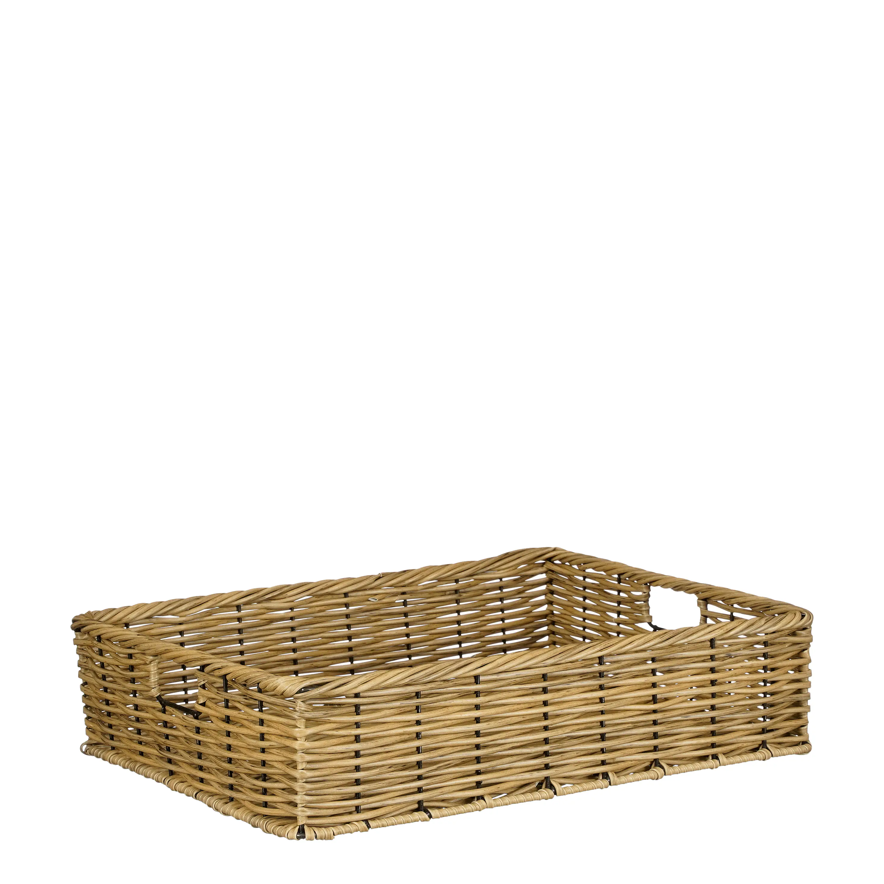 Mica Decorations Aufbewahrungskorb Liam 40 x 30 cm braun