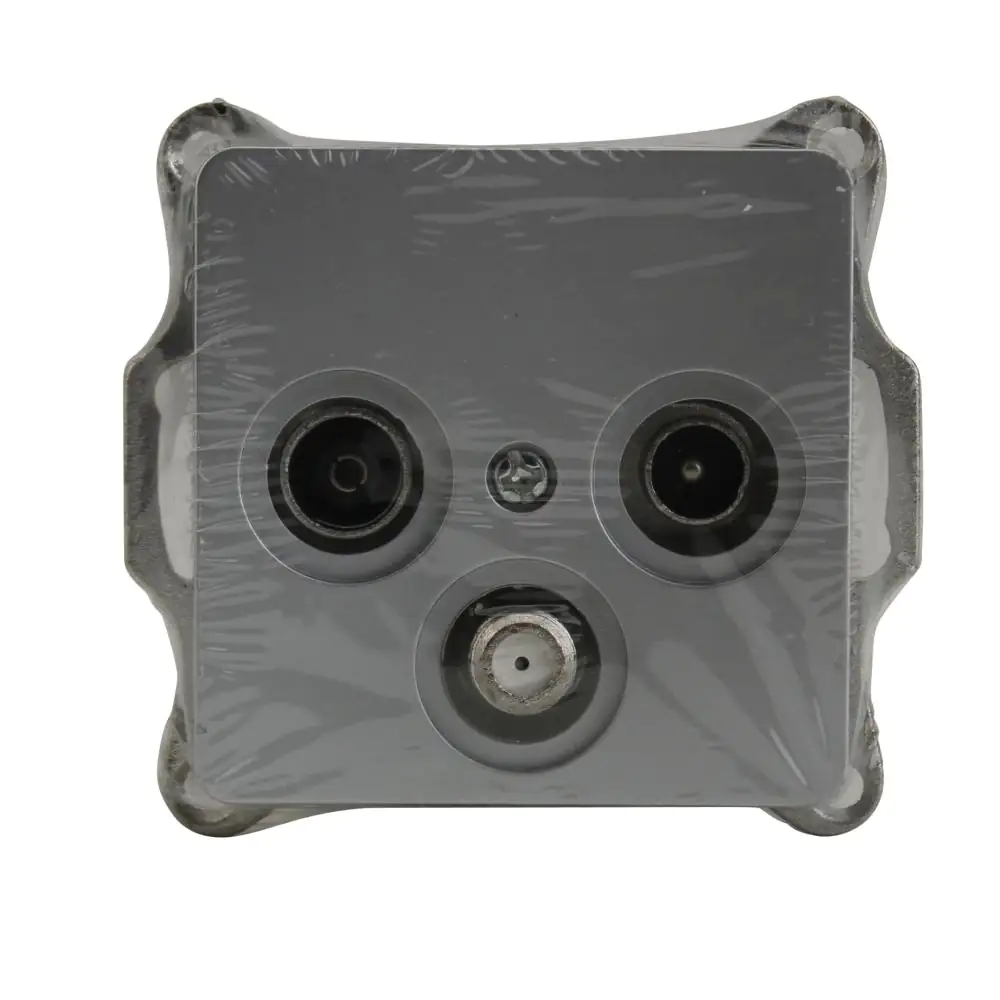 Unitec SAT- Antennensteckdose Genua silber