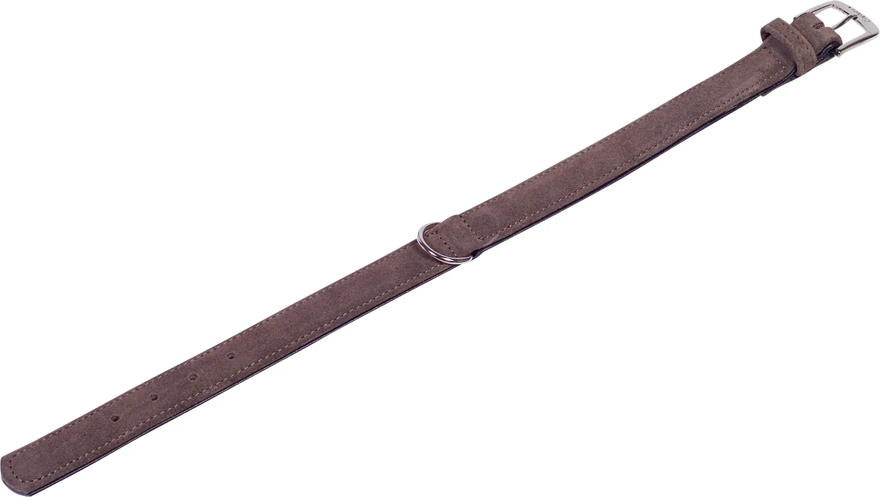 Nobby Halsband Velours braun